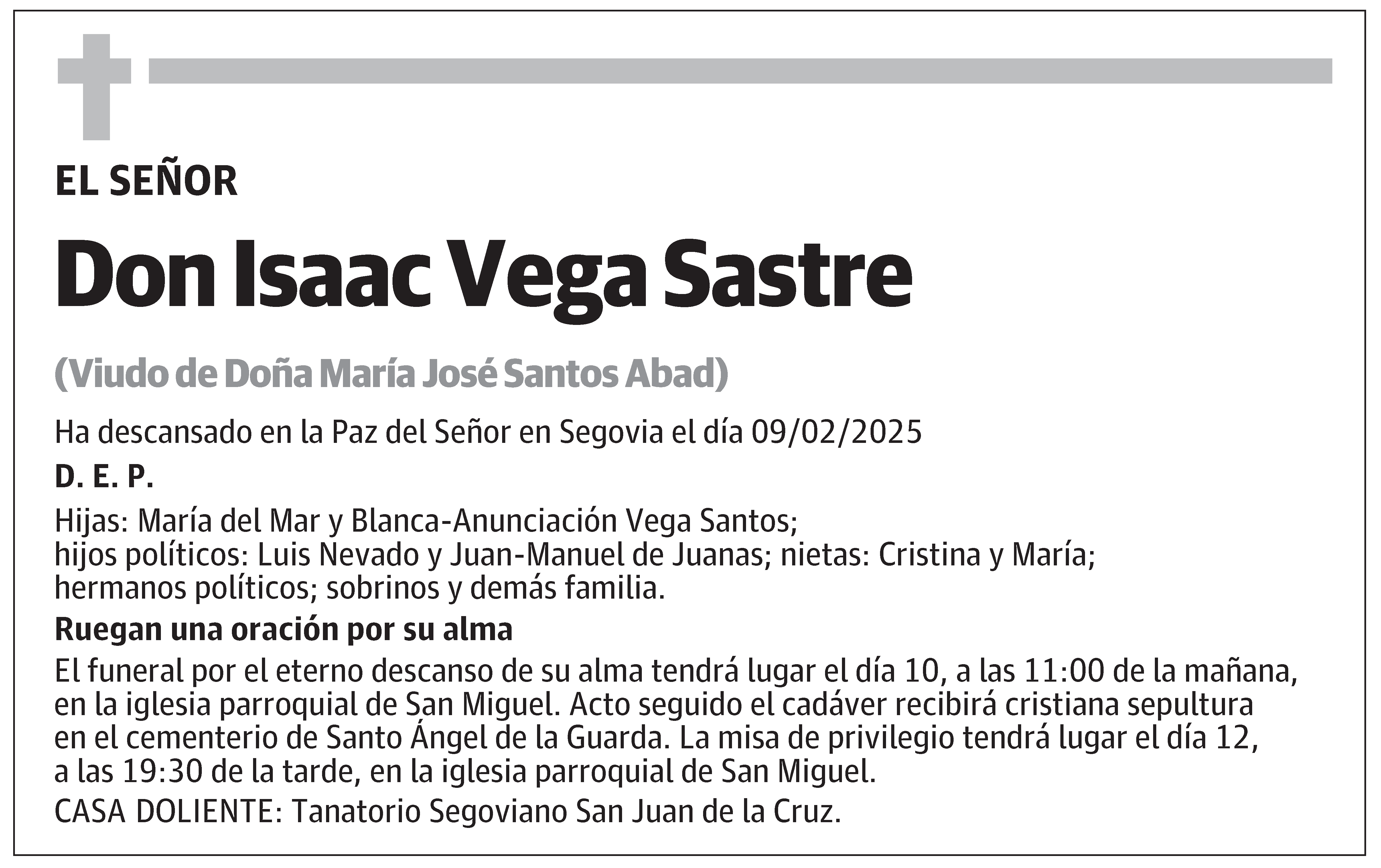 Isaac Vega Sastre