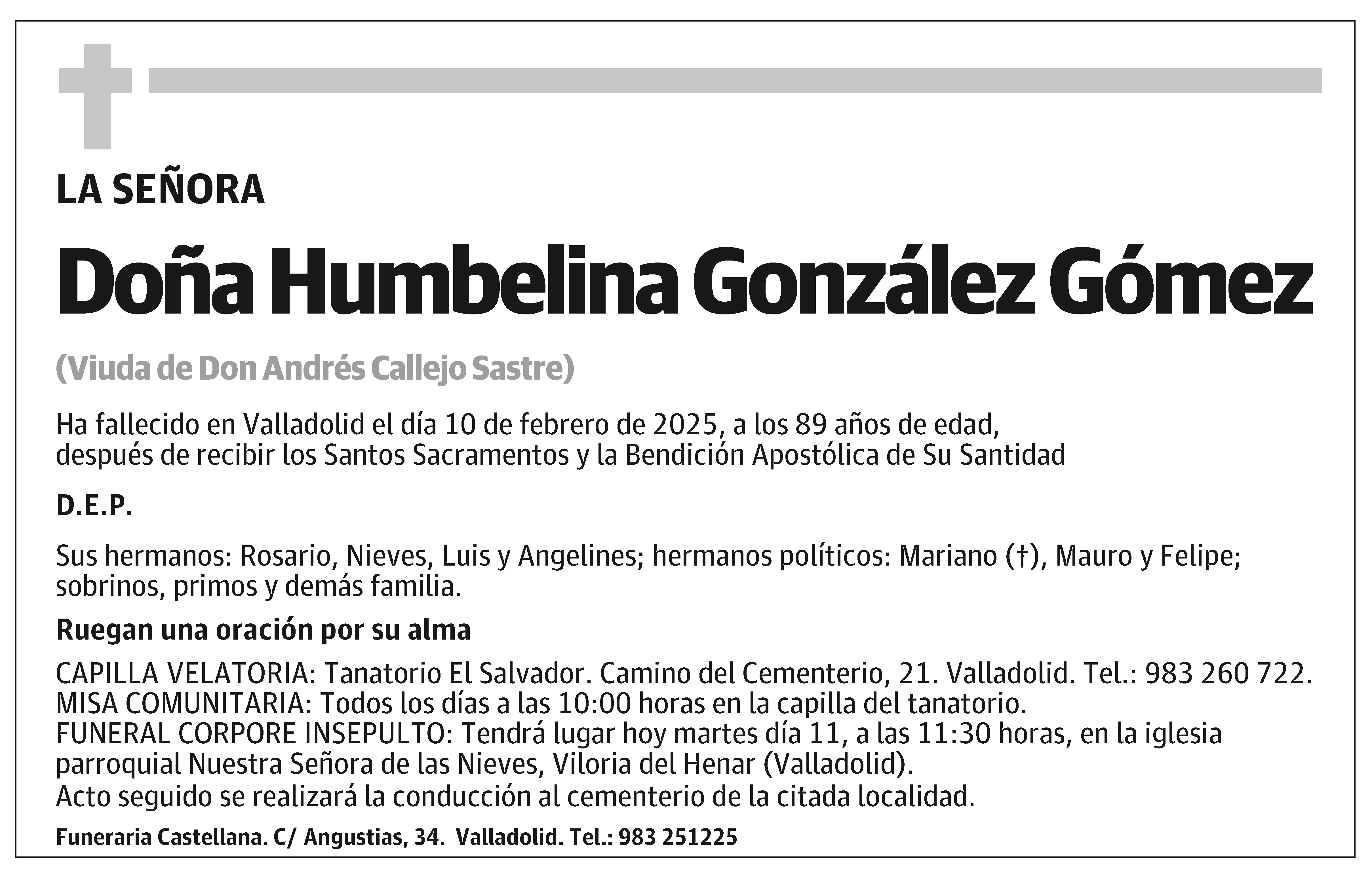 Humbelina González Gómez