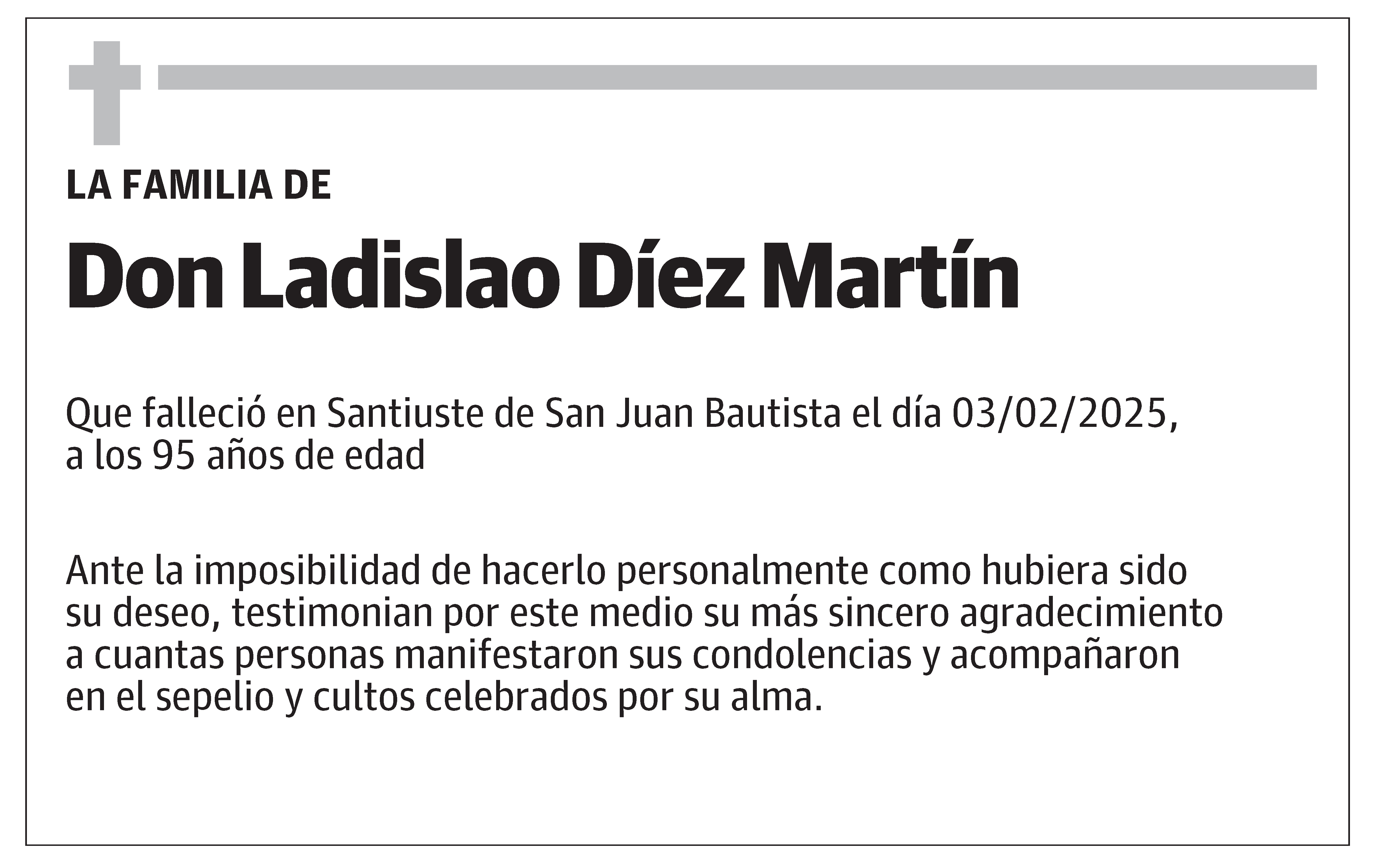 Ladislao Díez Martín