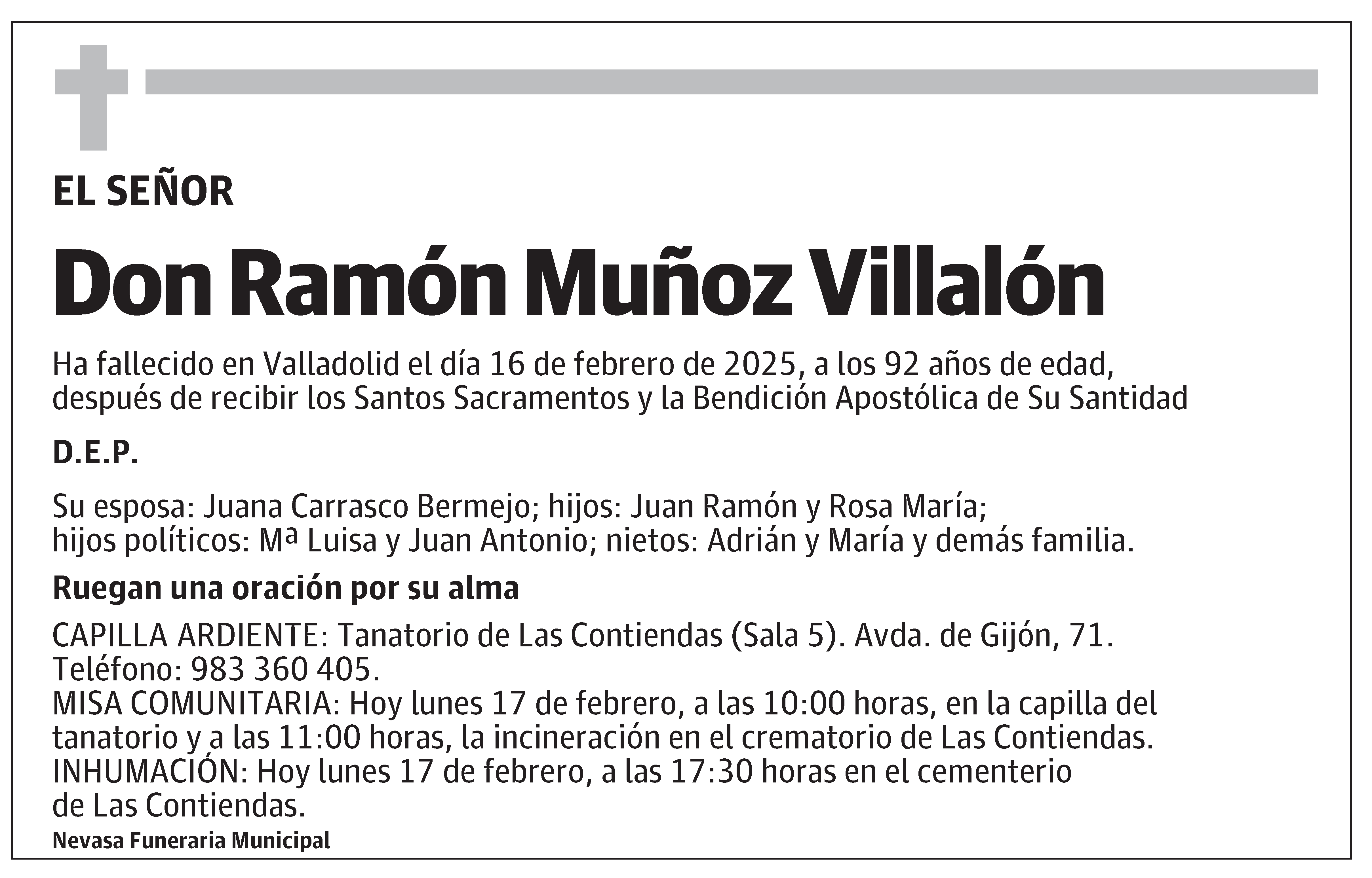 Ramón Muñoz Villalón