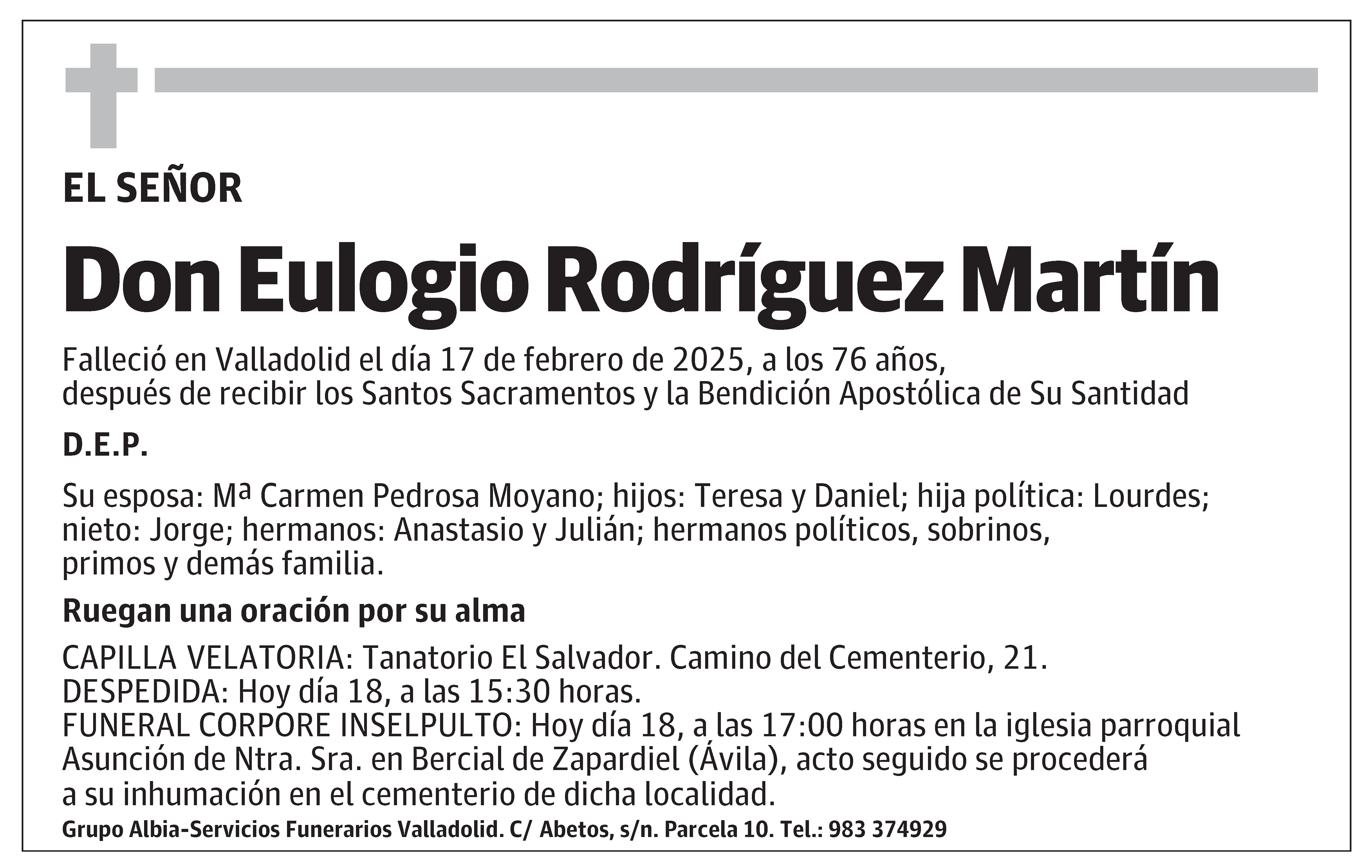 Eulogio Rodríguez Martín