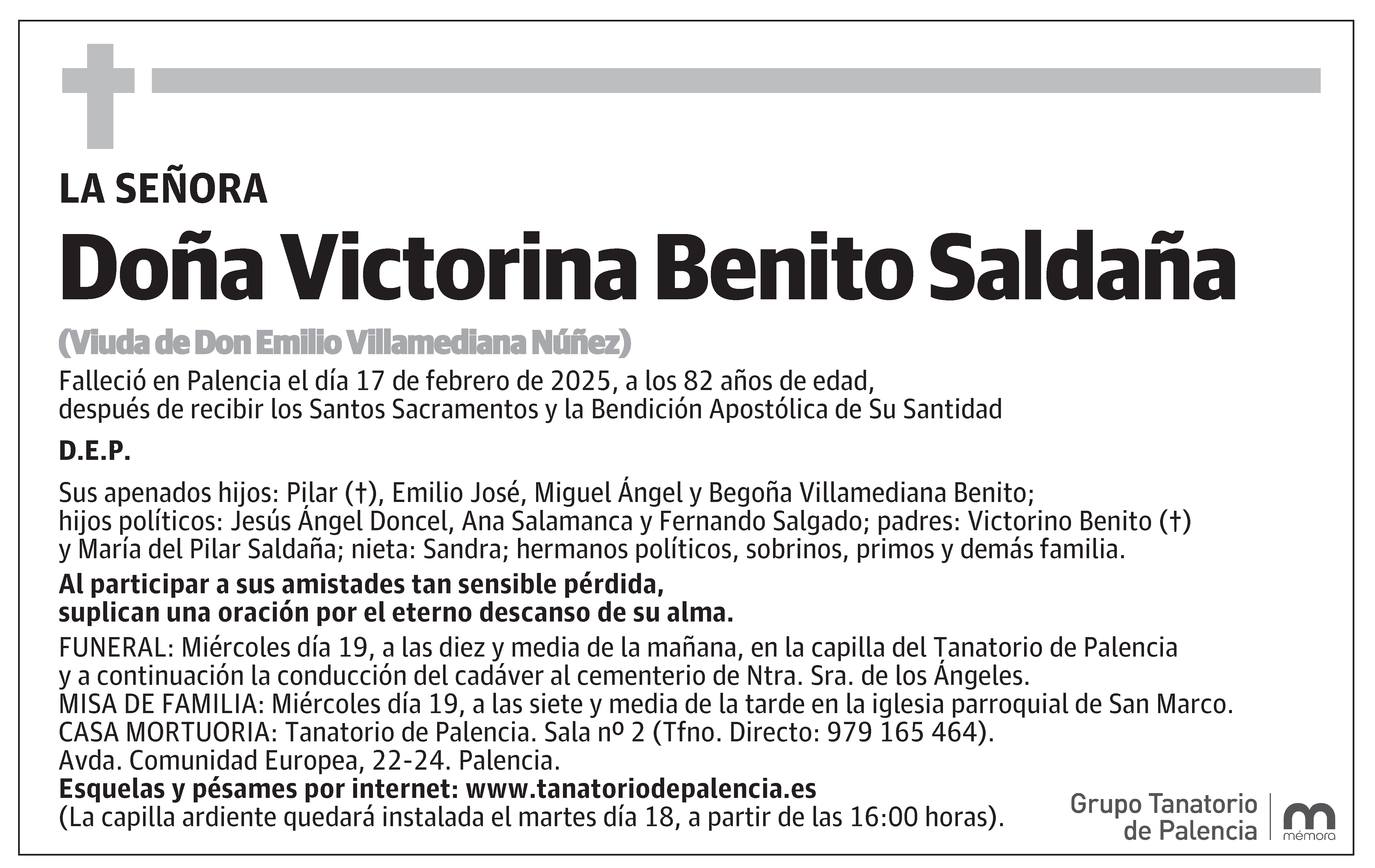 Victorina Benito Saldaña