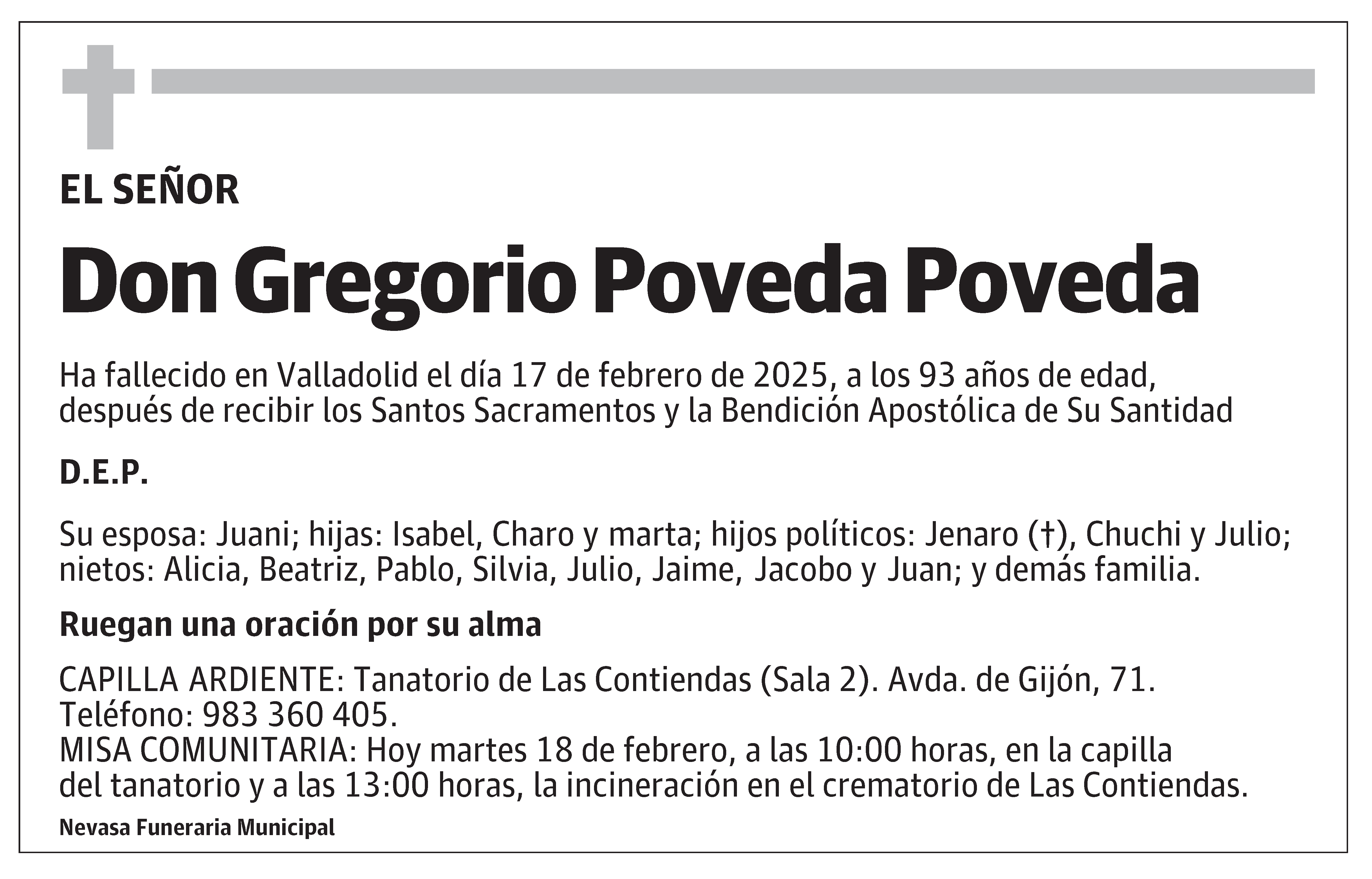 Gregorio Poveda Poveda