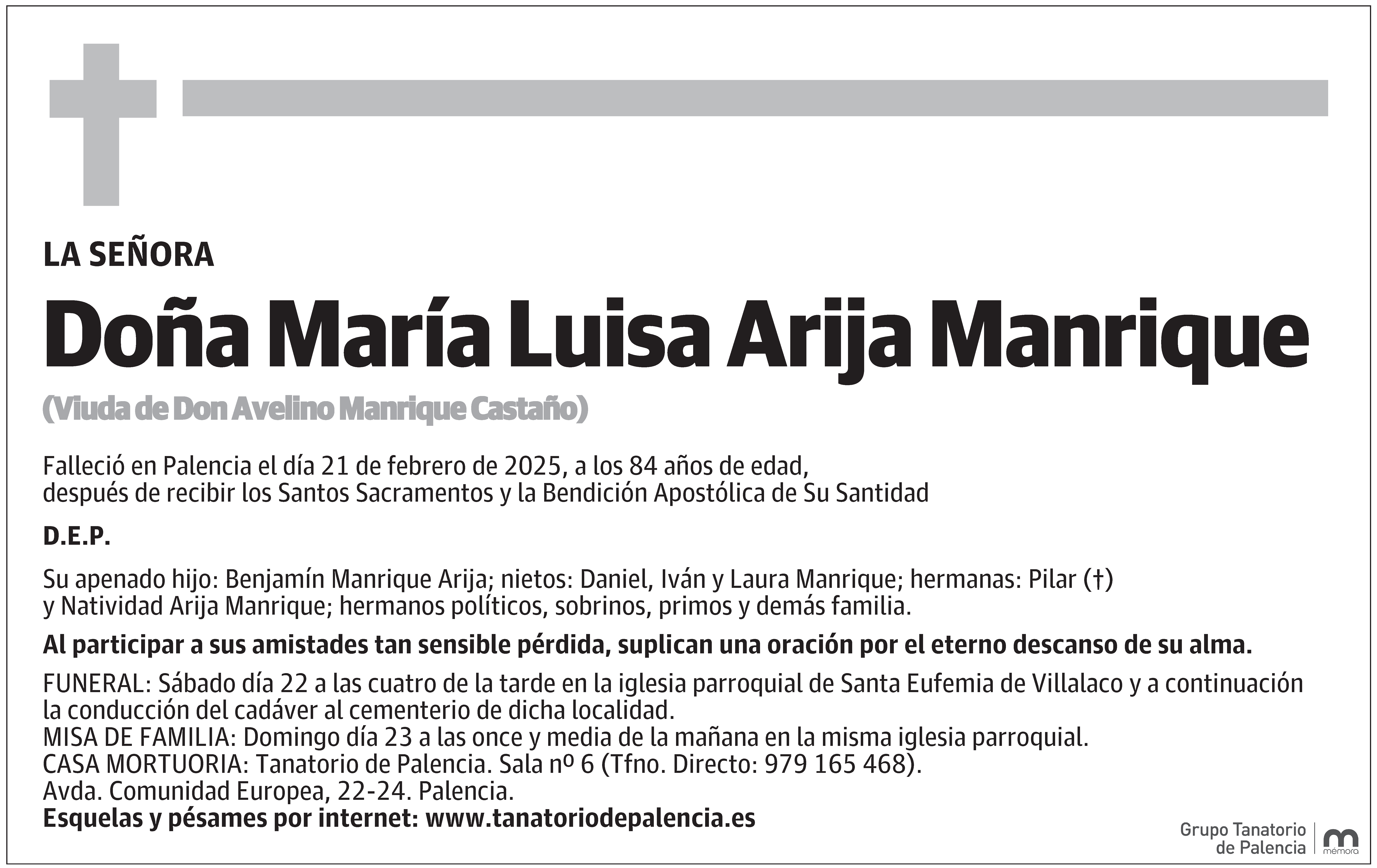 María Luisa Arija Manrique