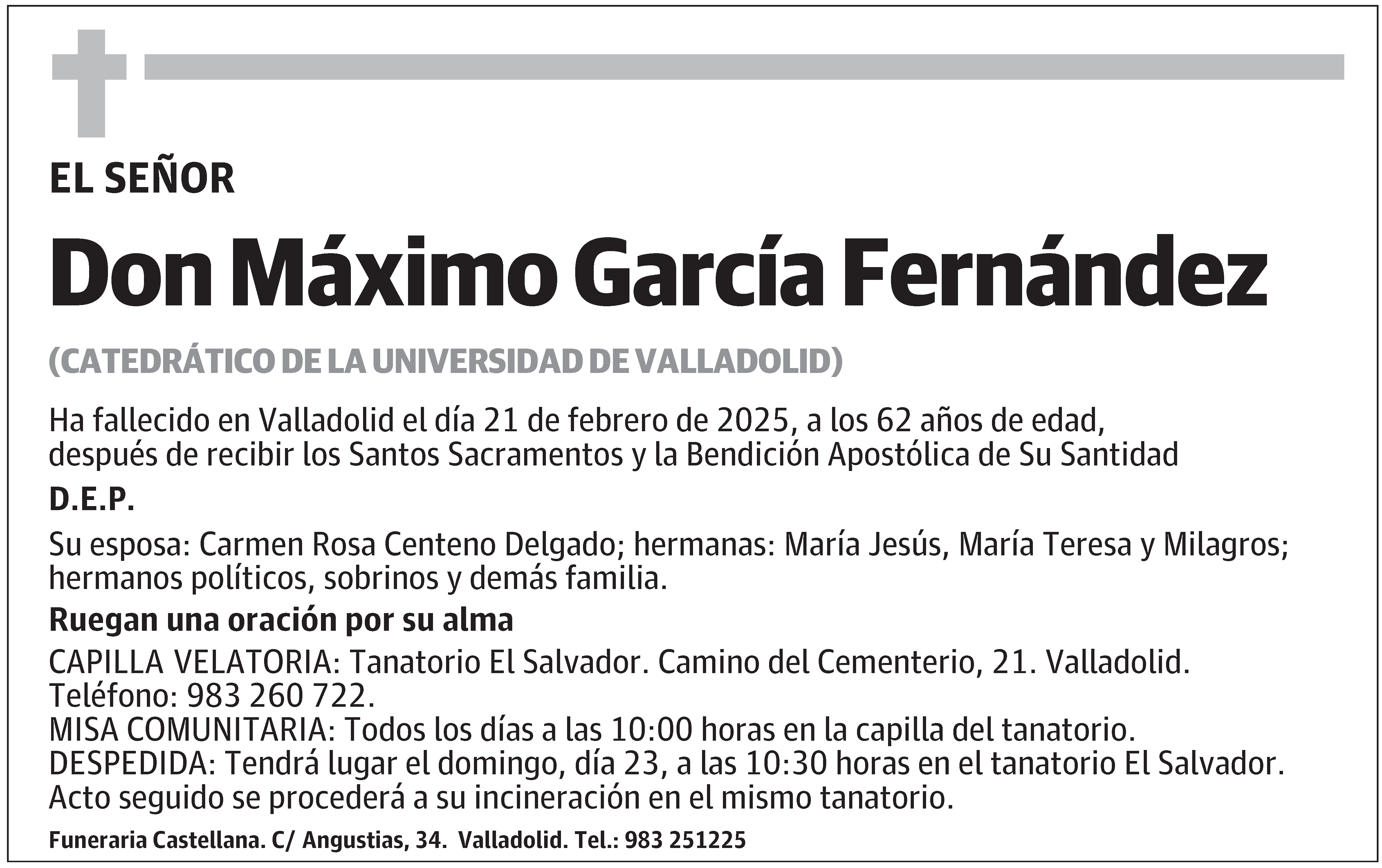 Máximo García Fernández