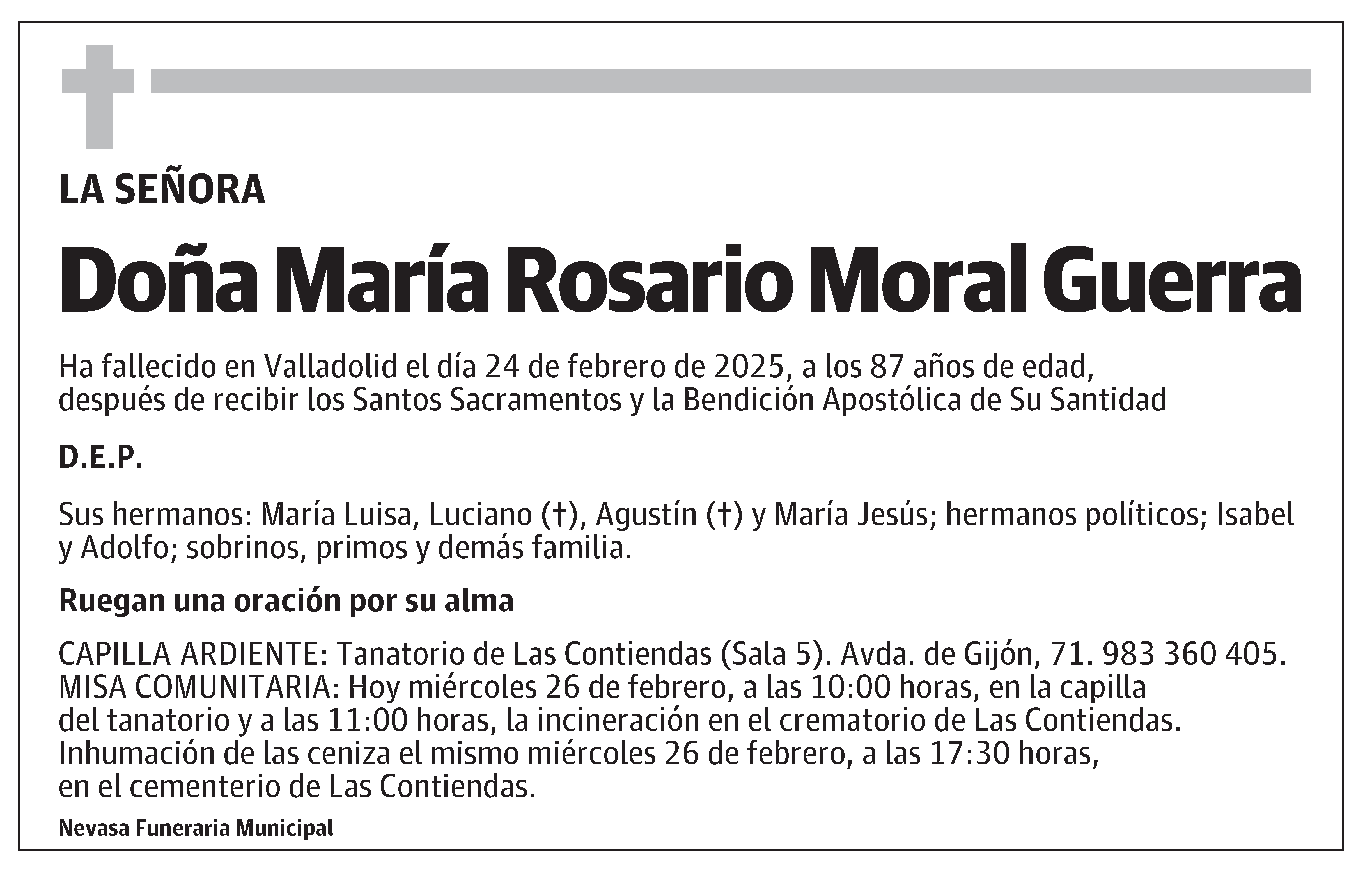 María Rosario Moral Guerra