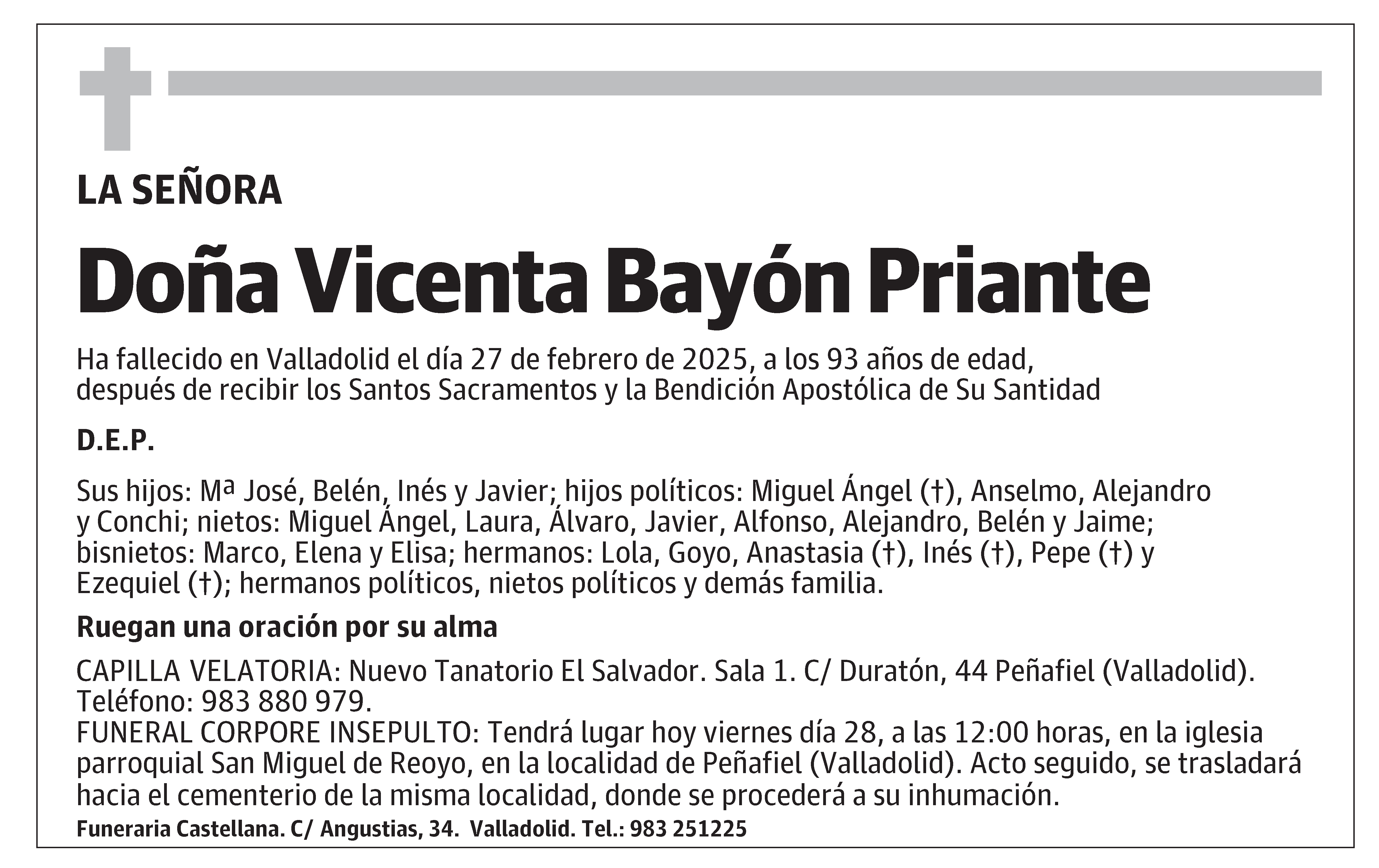 Vicenta Bayón Priante