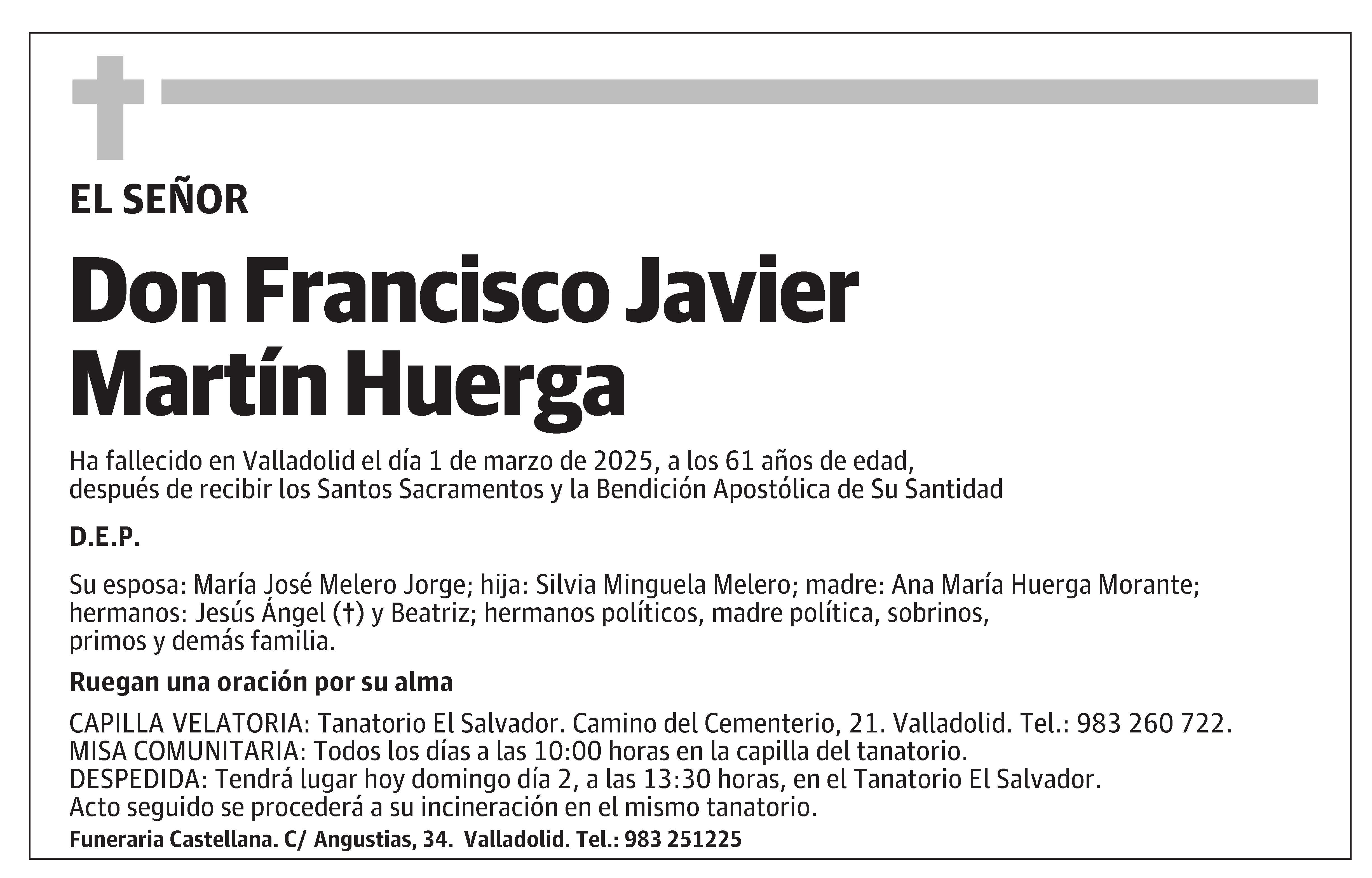 Francisco Javier Martín Huerga