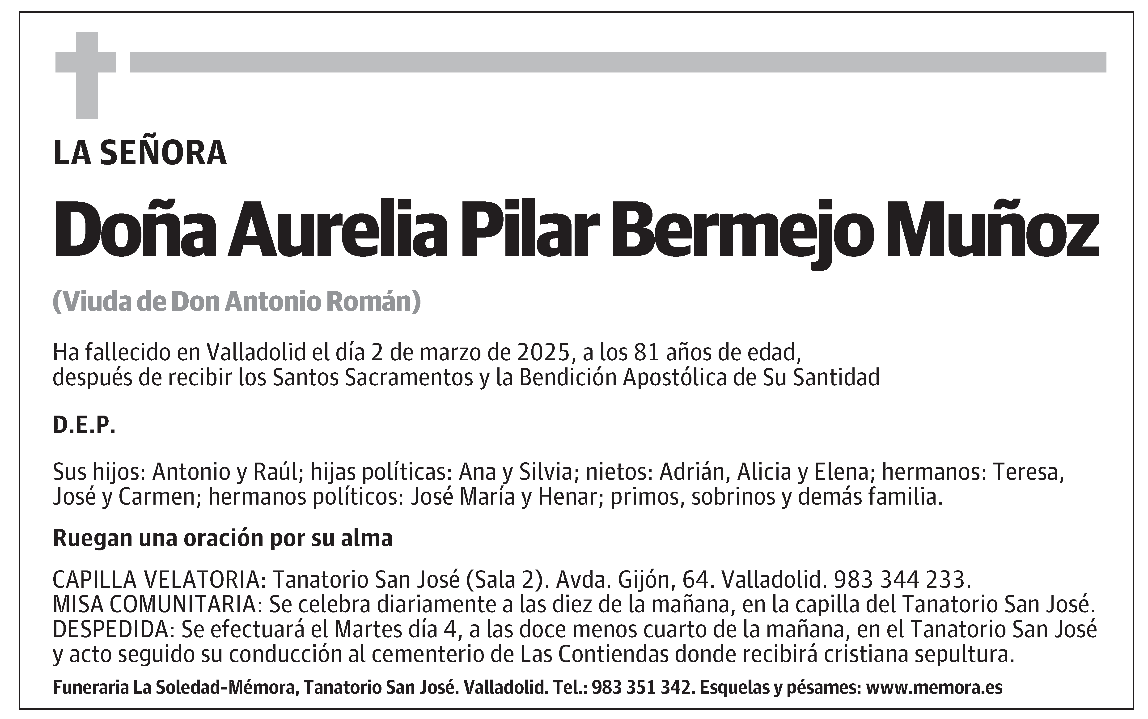 Aurelia Pilar Bermejo Muñoz