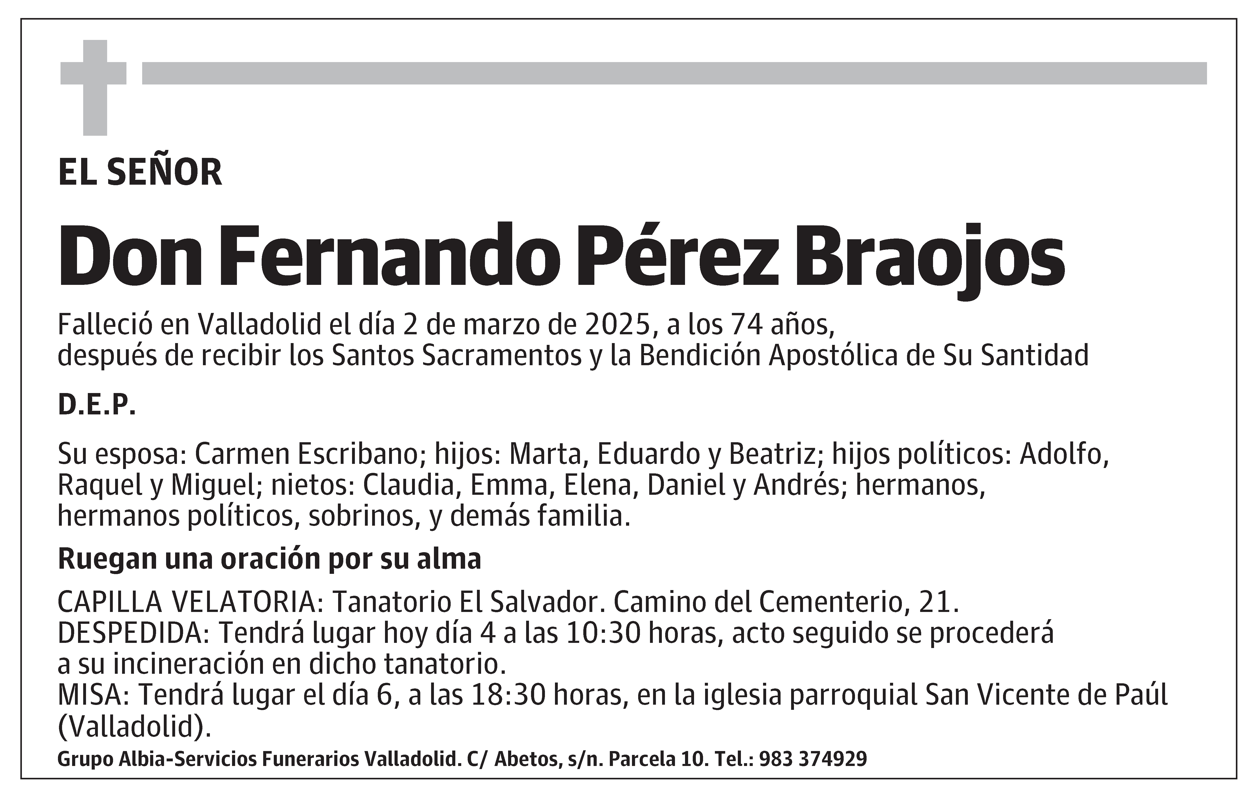 Fernando Pérez Braojos