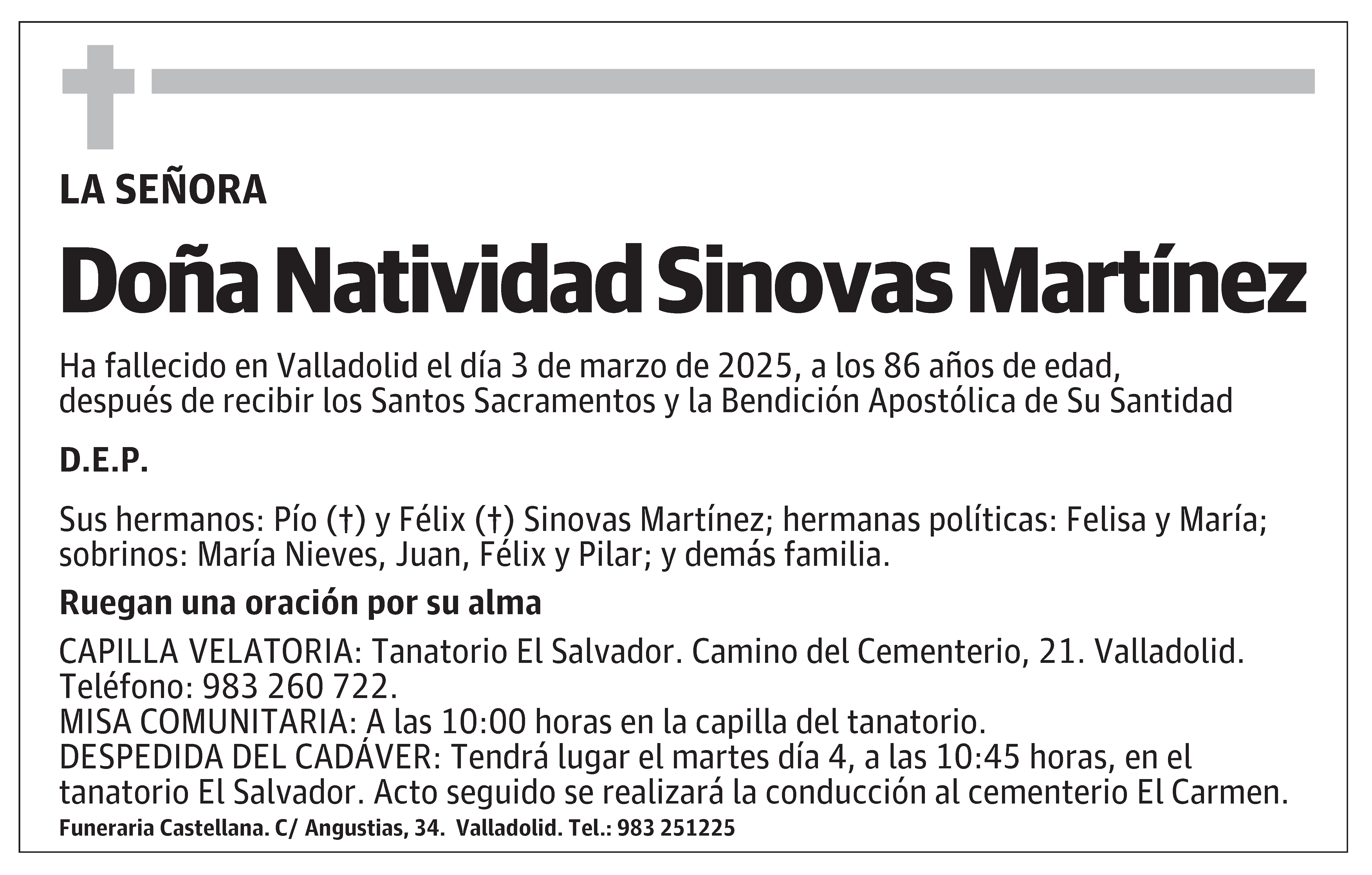 Natividad Sinovas Martínez