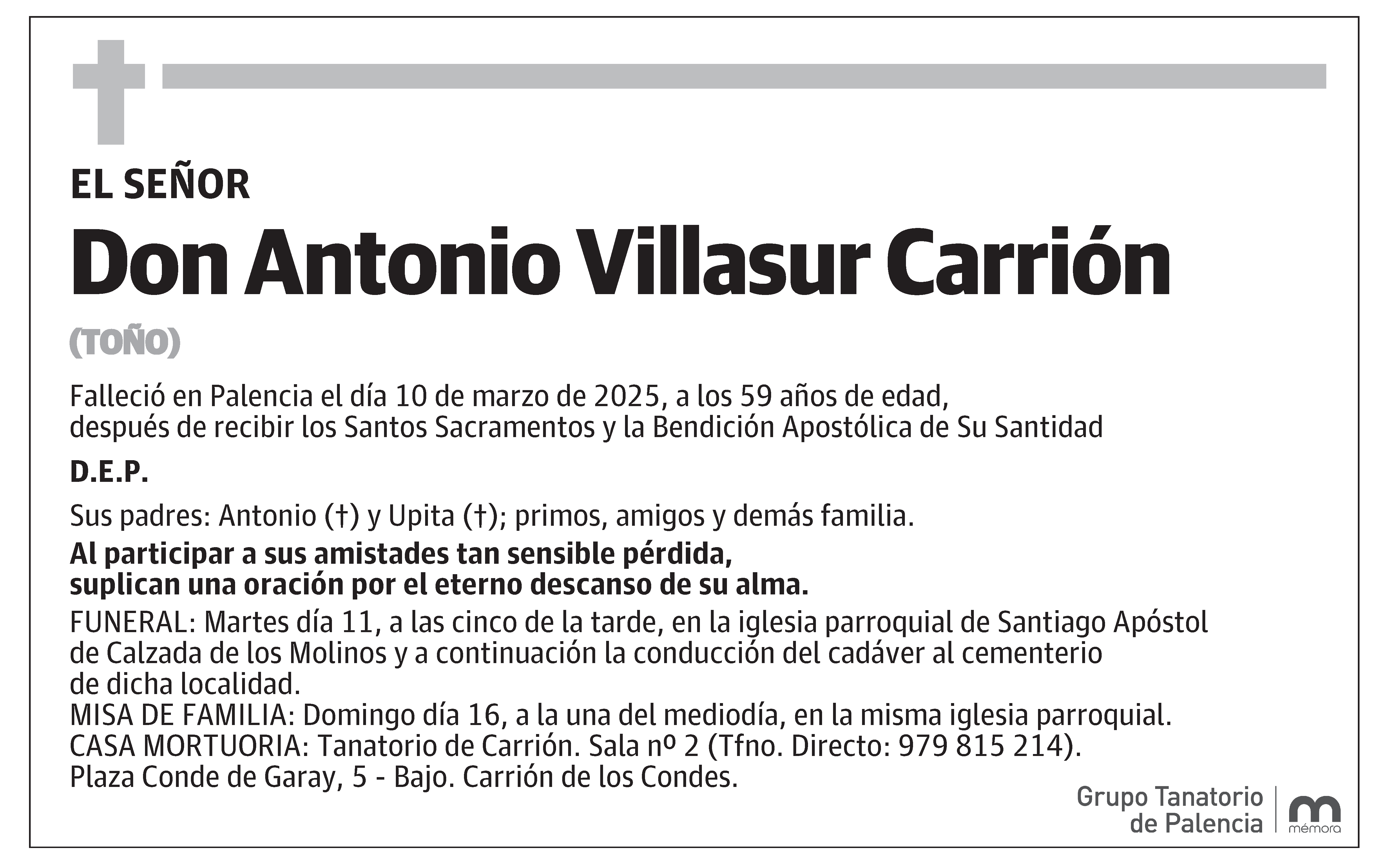 Antonio Villasur Carrión