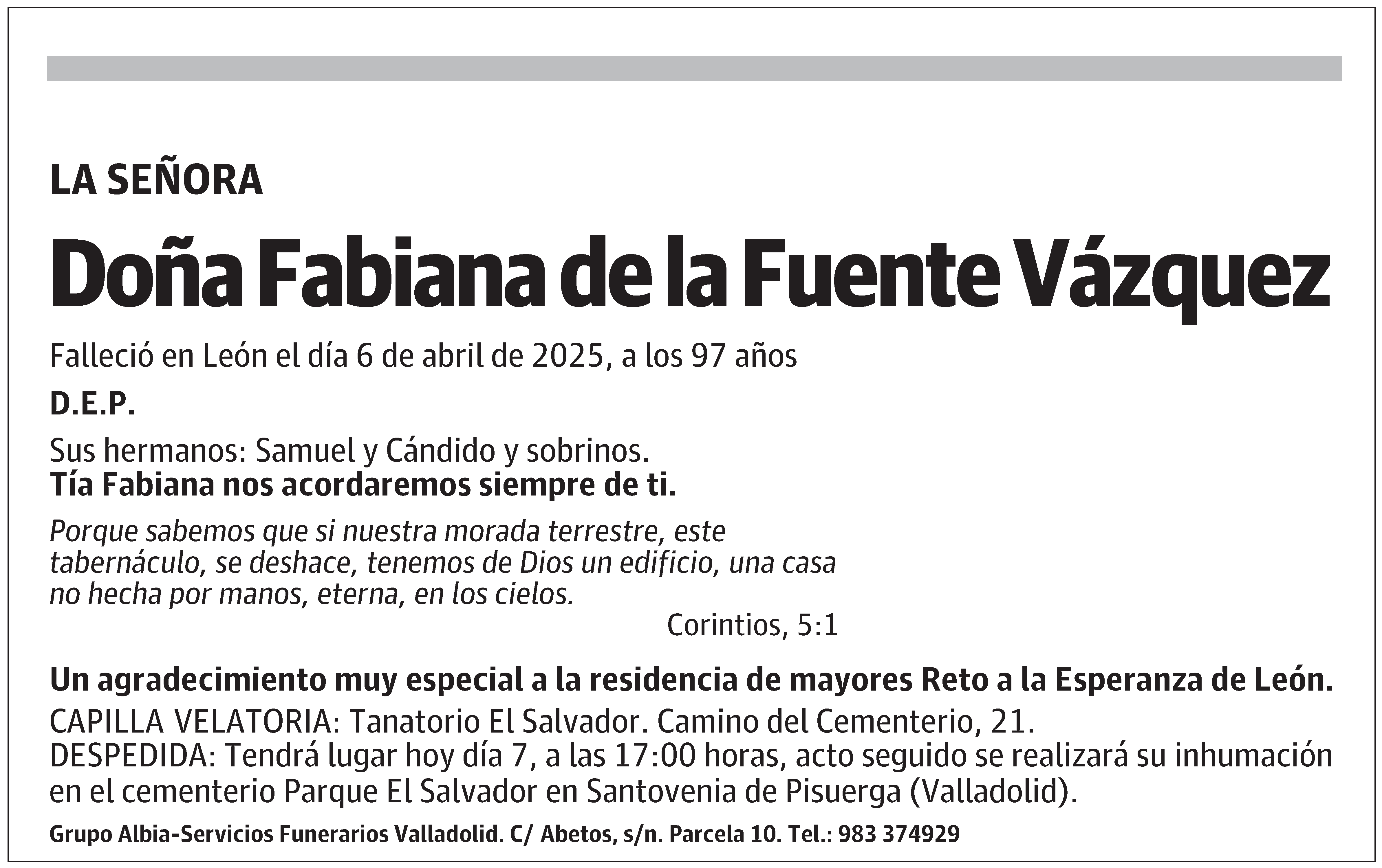 Fabiana de la Fuente Vázquez
