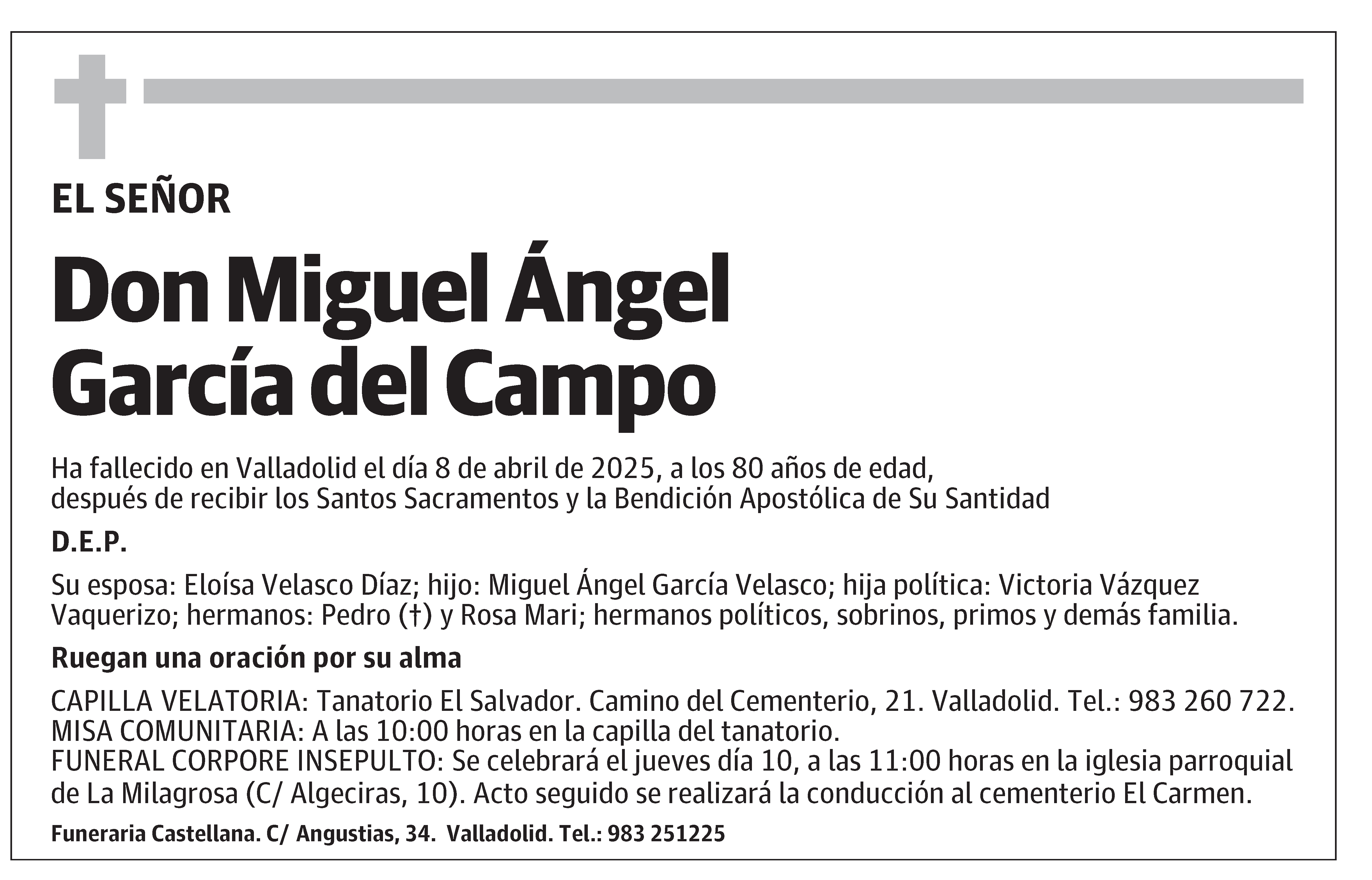 Miguel Ángel García del Campo