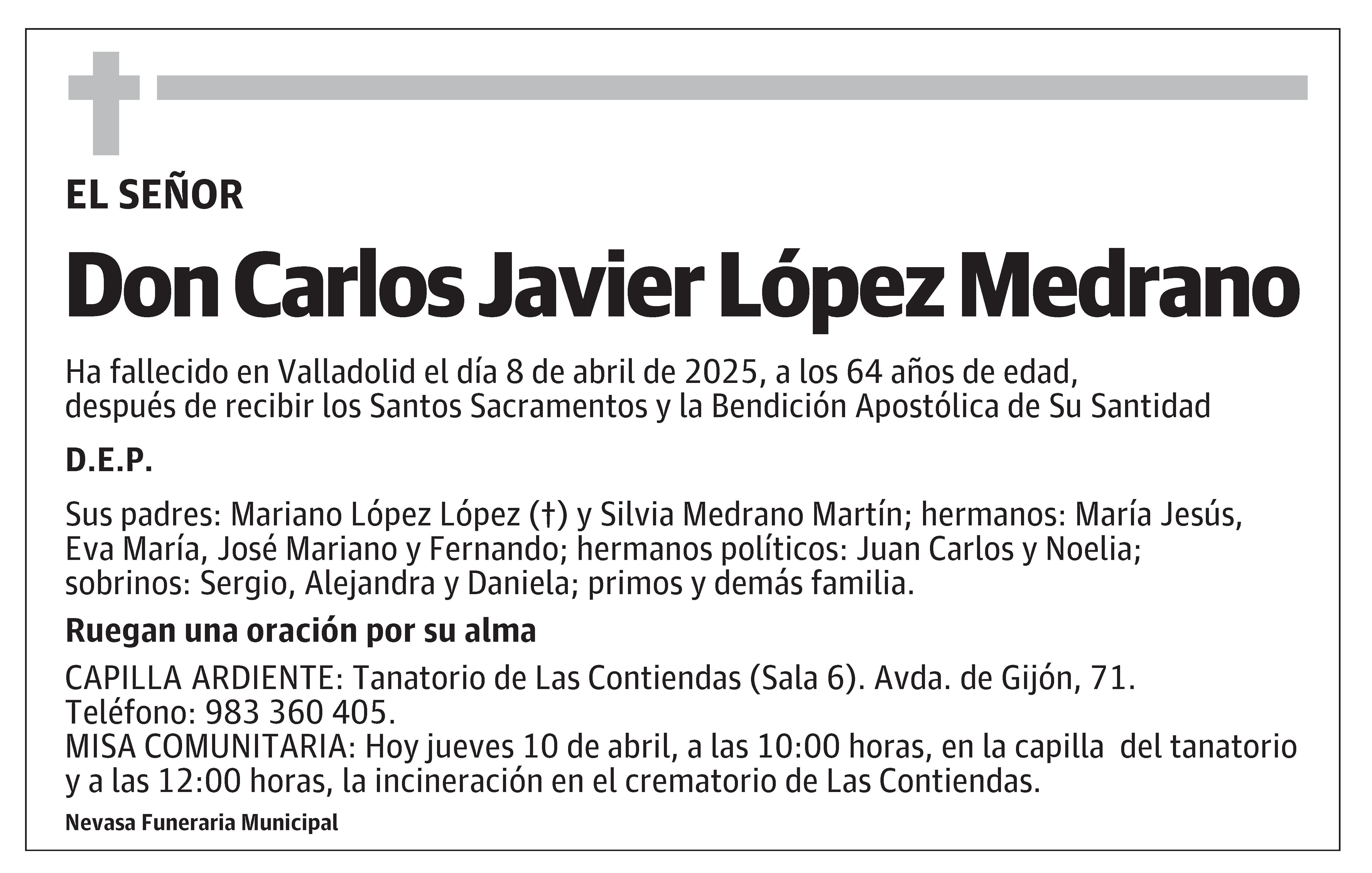 Carlos Javier López Medrano