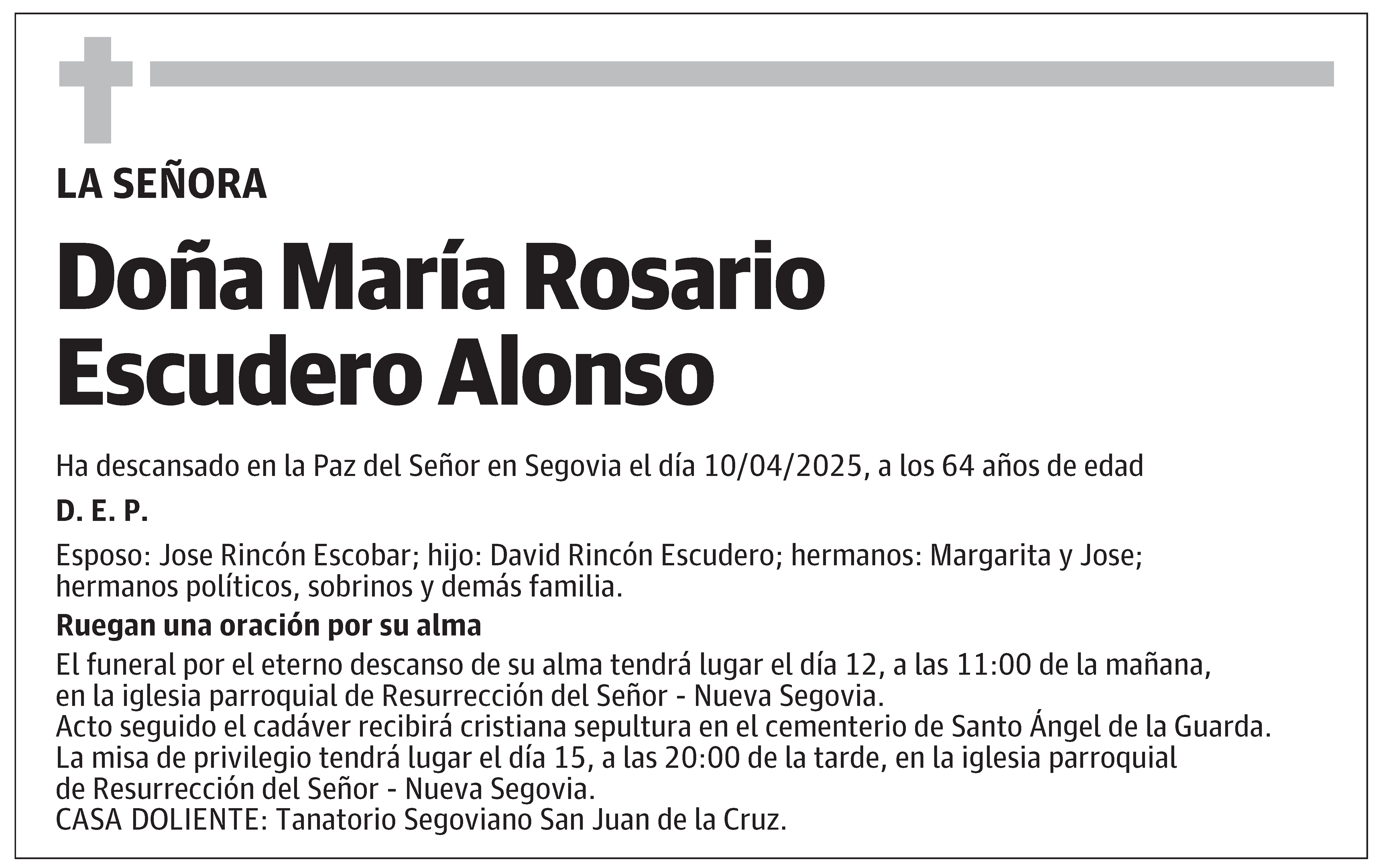 María Rosario Escudero Alonso