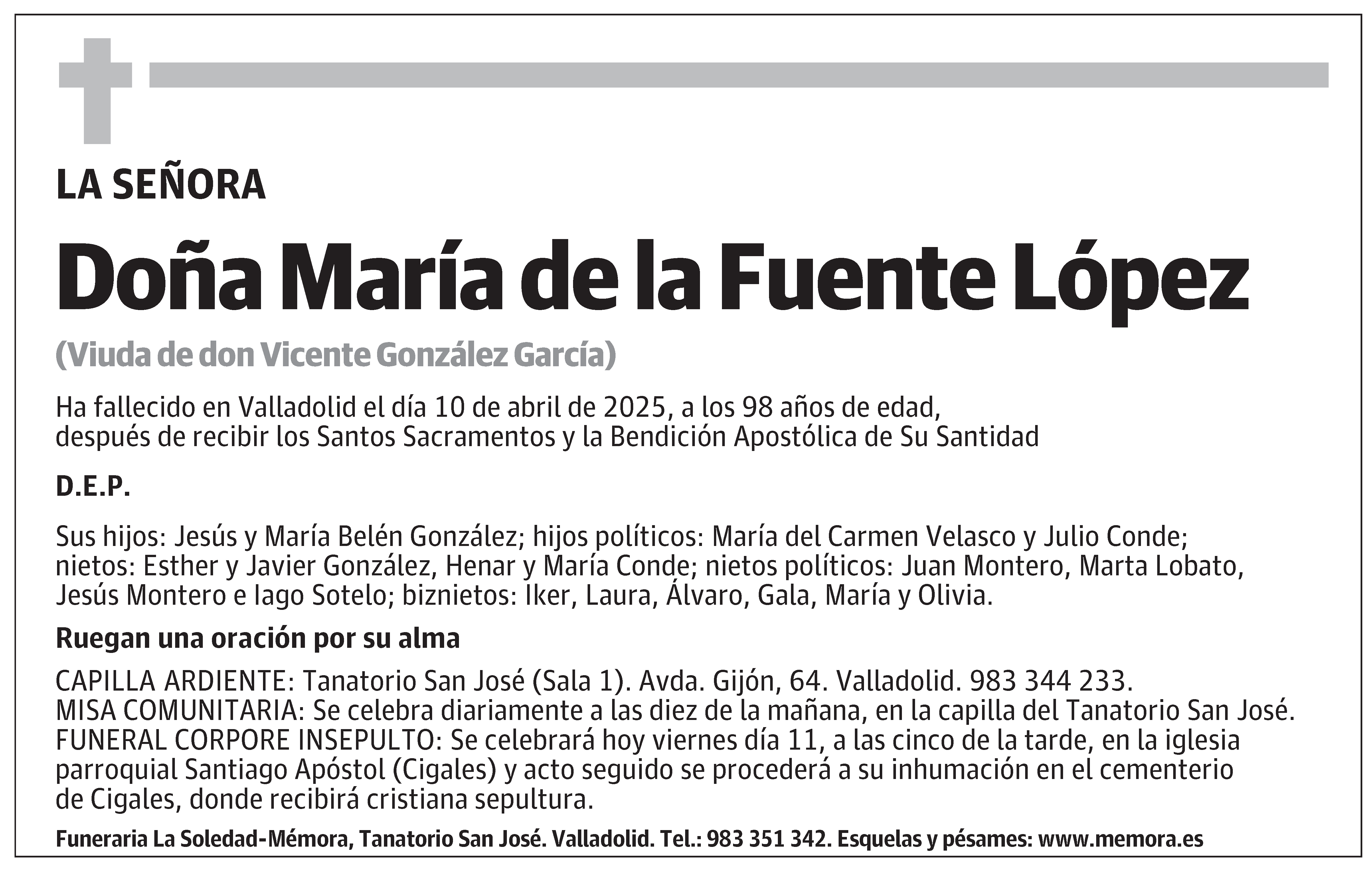 María de la Fuente López