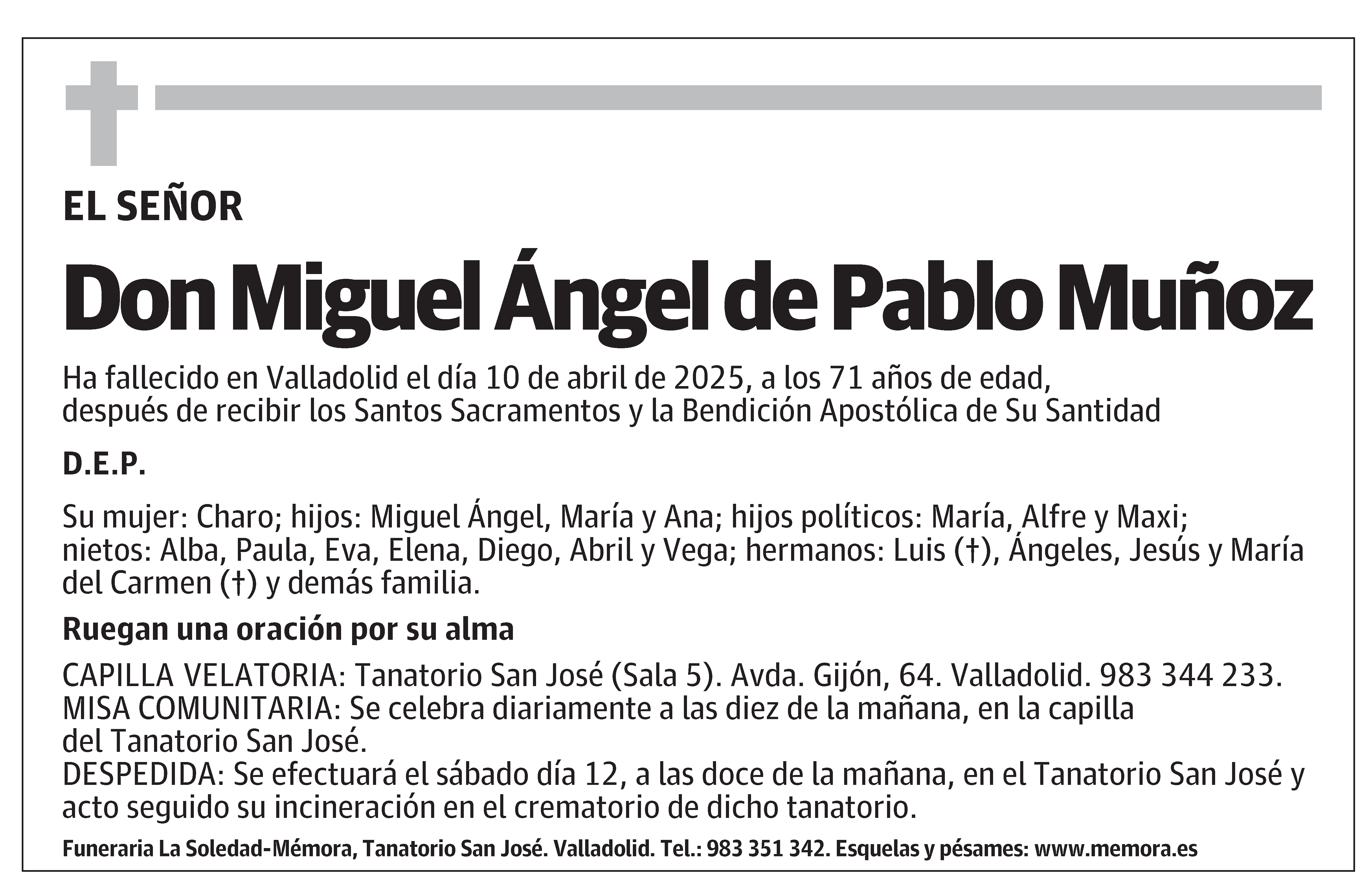 Miguel Ángel de Pablo Muñoz