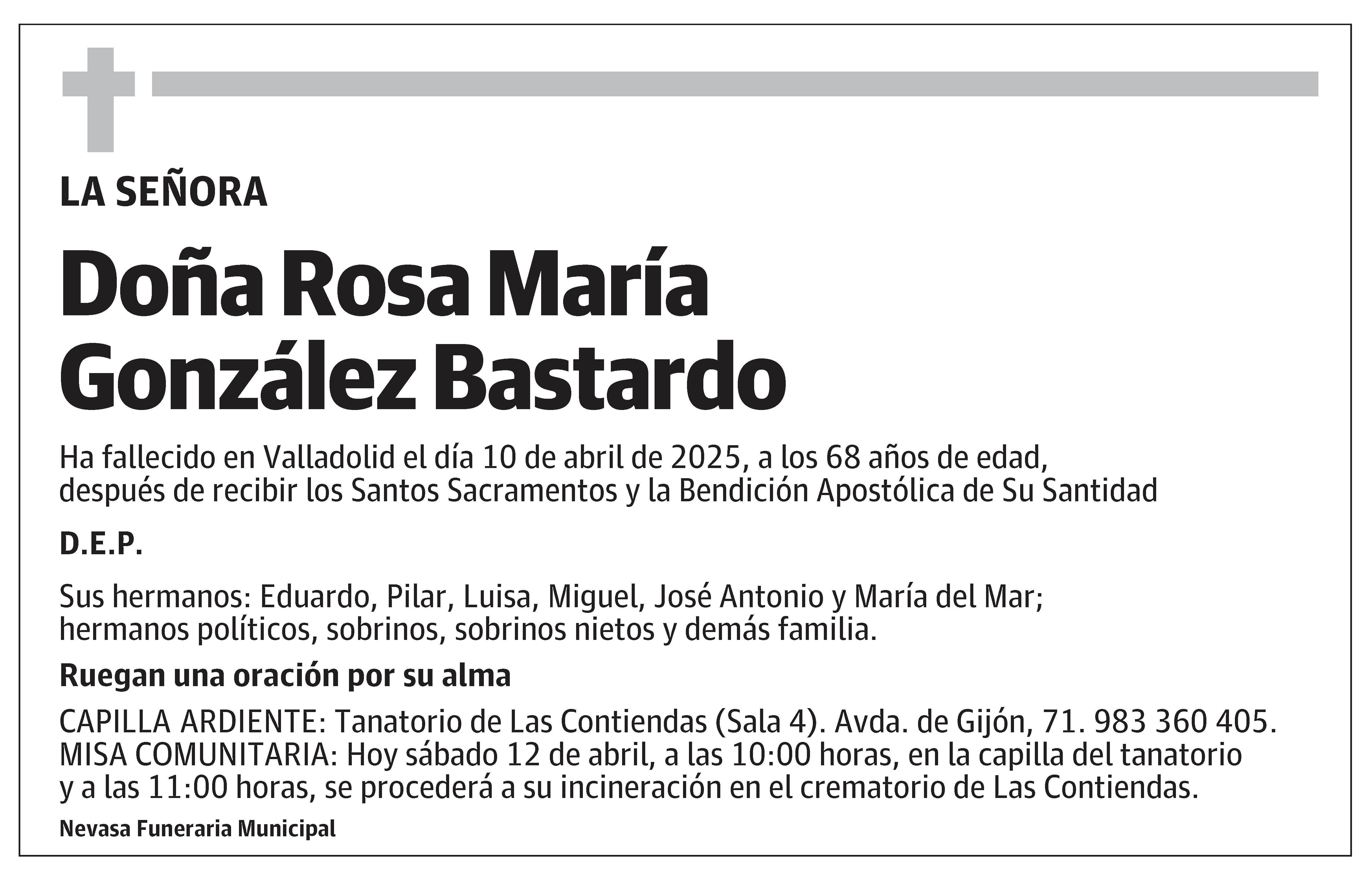 Rosa María González Bastardo