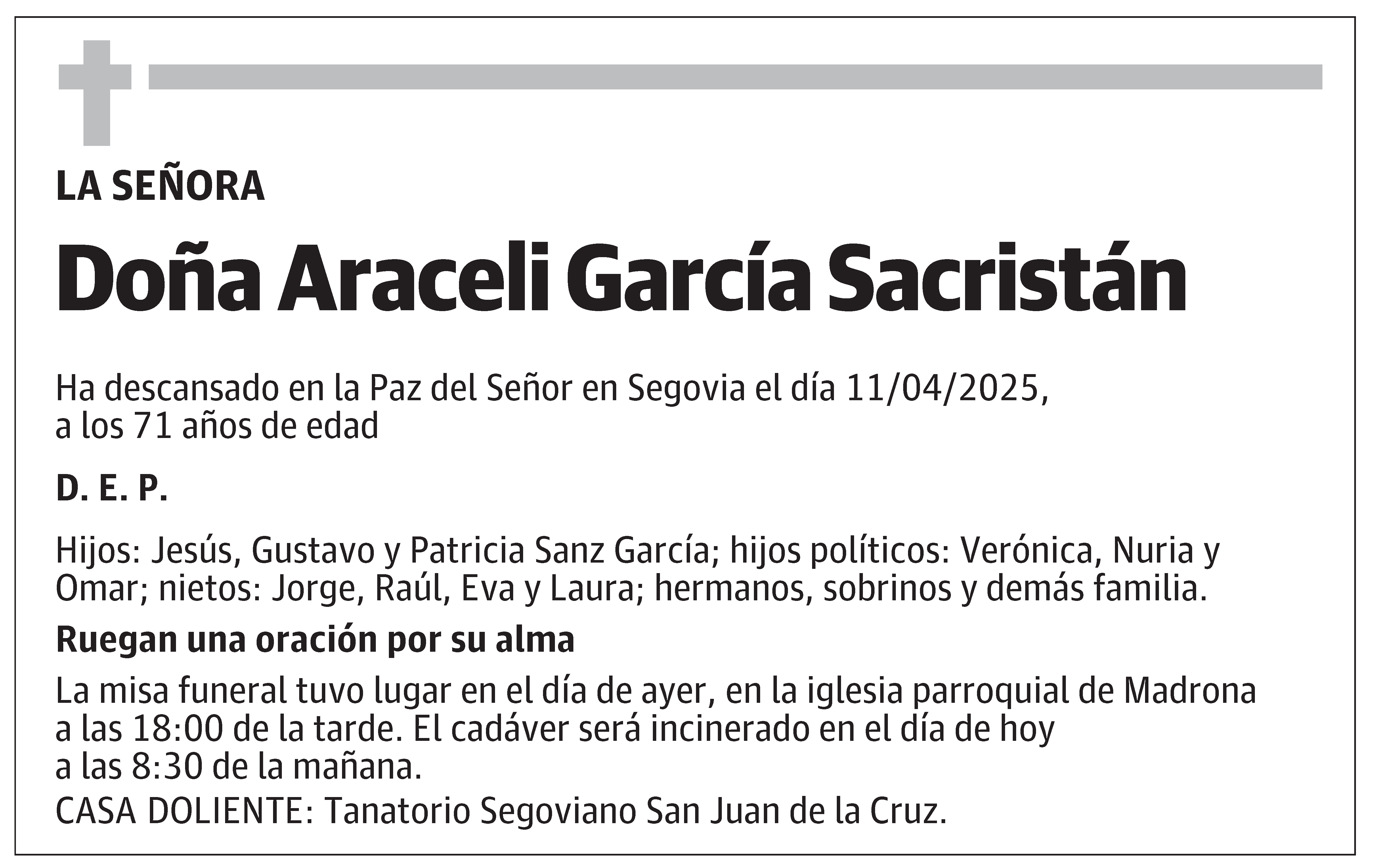 Araceli García Sacristán
