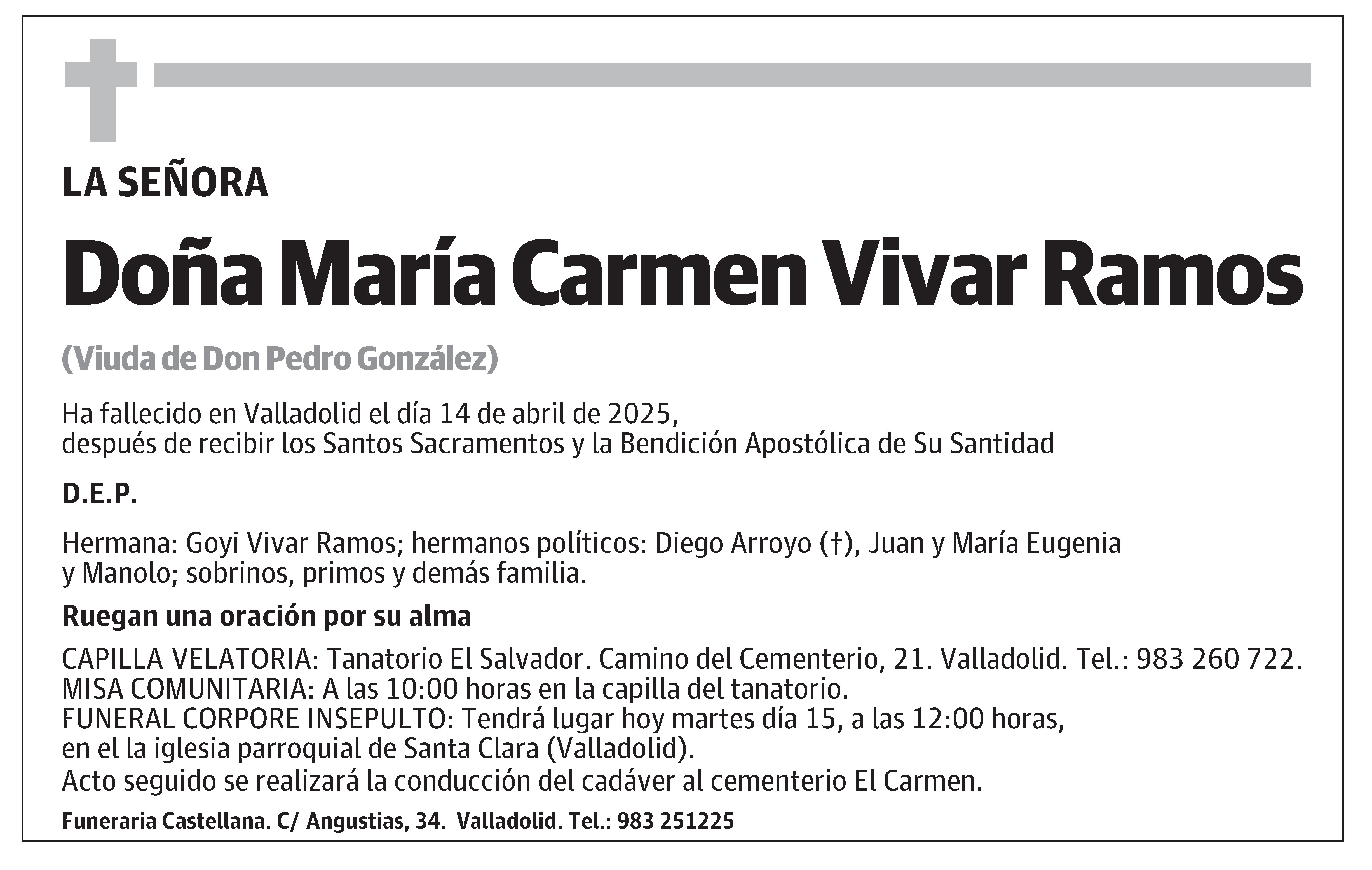 María Carmen Vivar Ramos
