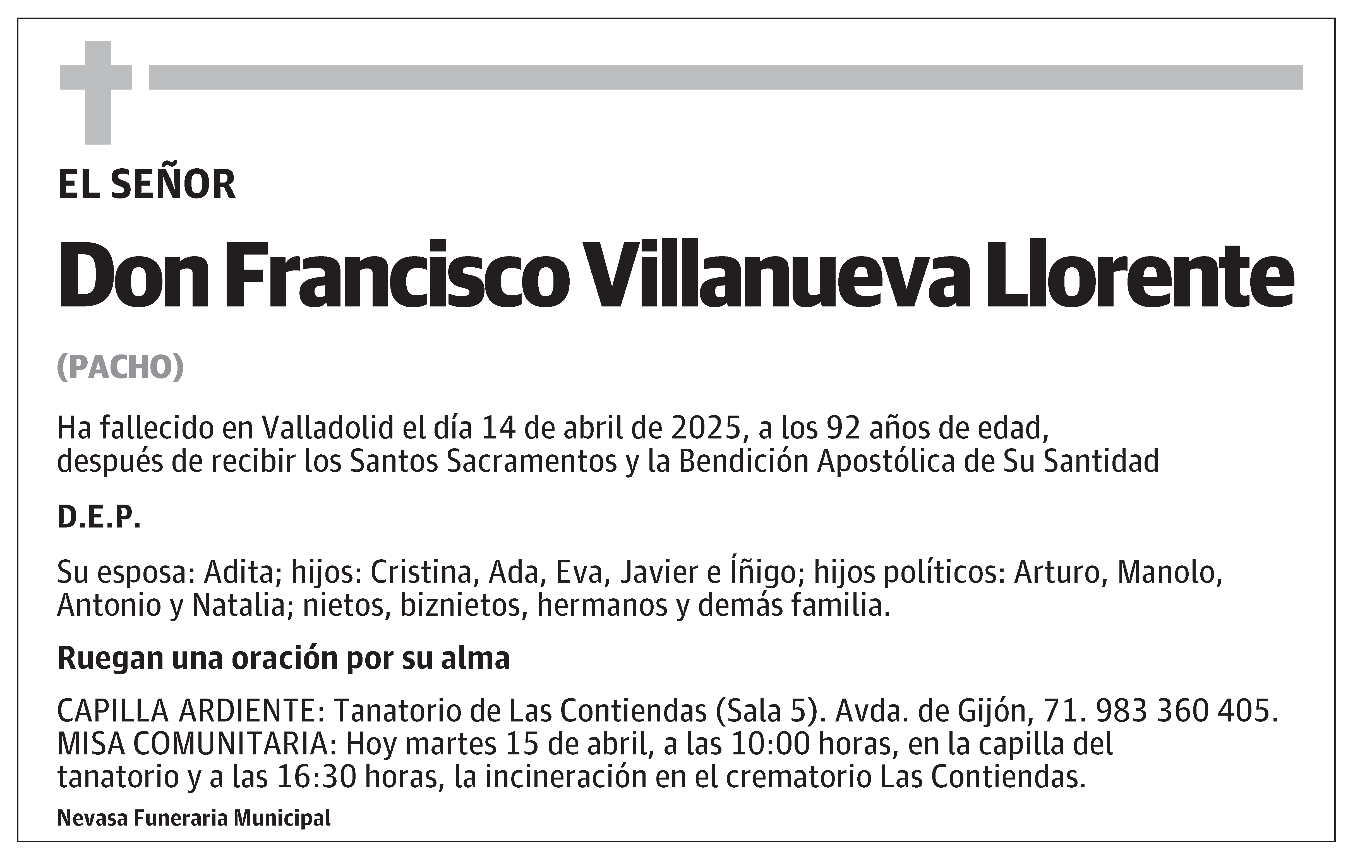 Francisco Villanueva Llorente
