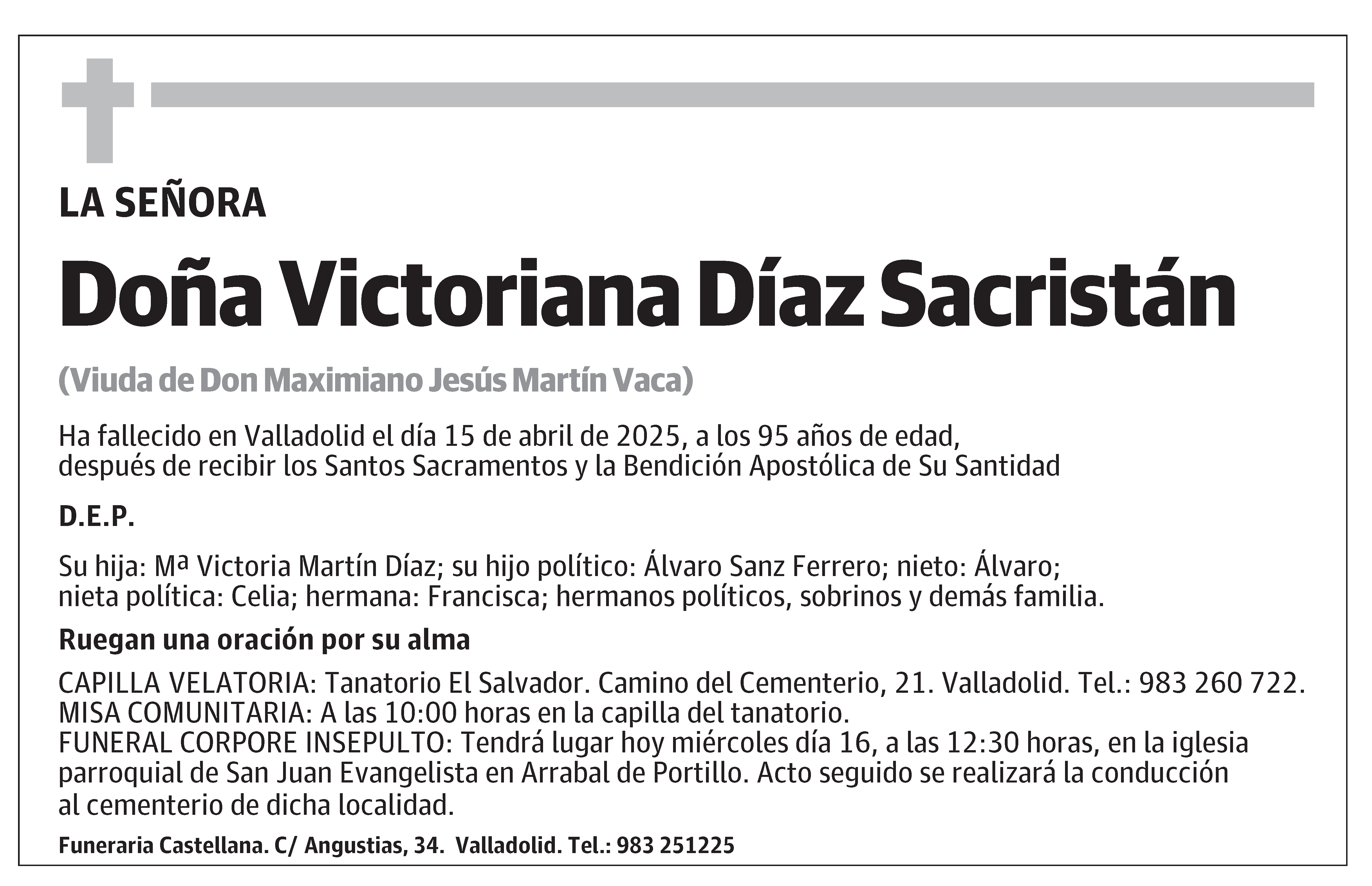 Victoriana Díaz Sacristán
