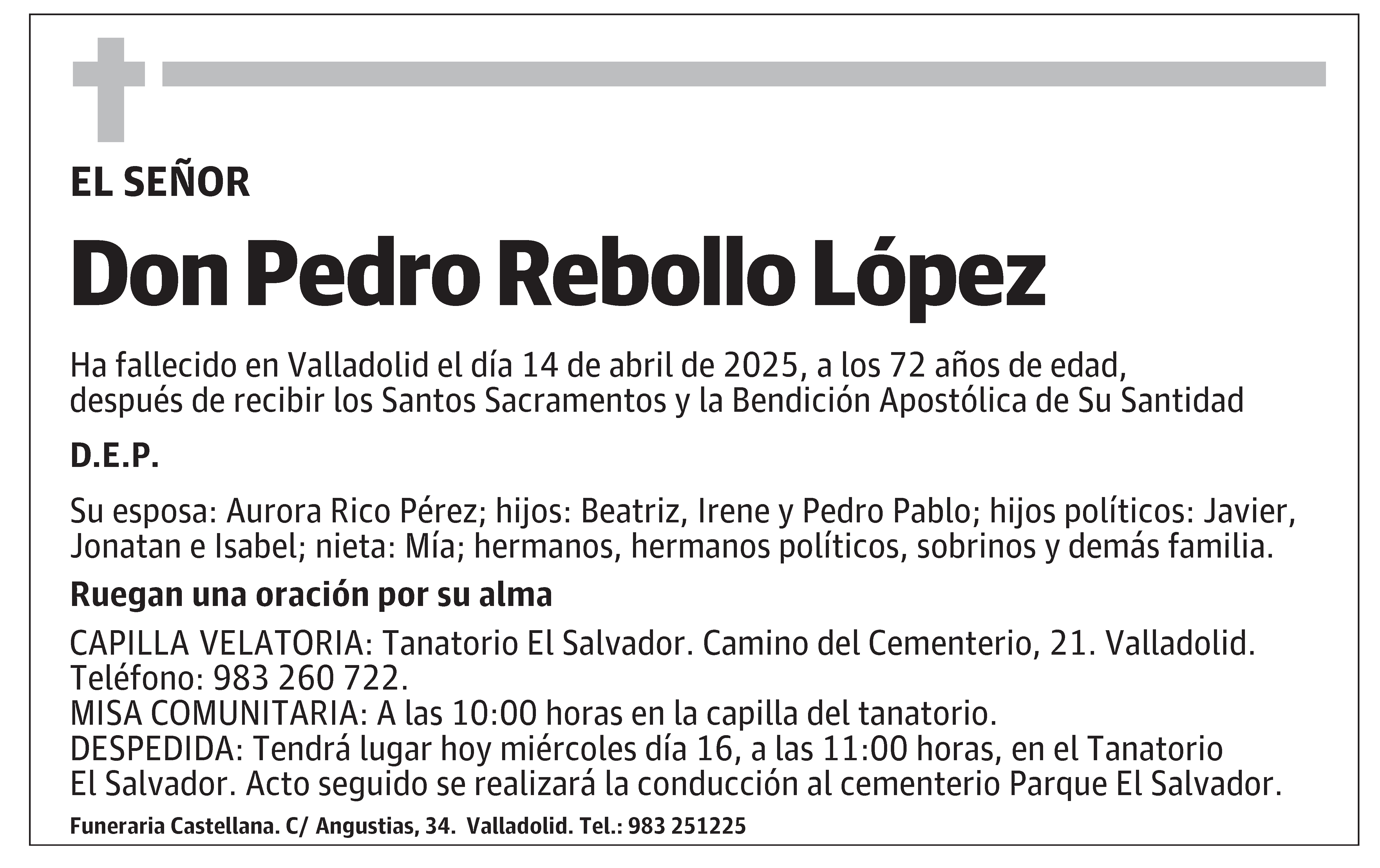 Pedro Rebollo López
