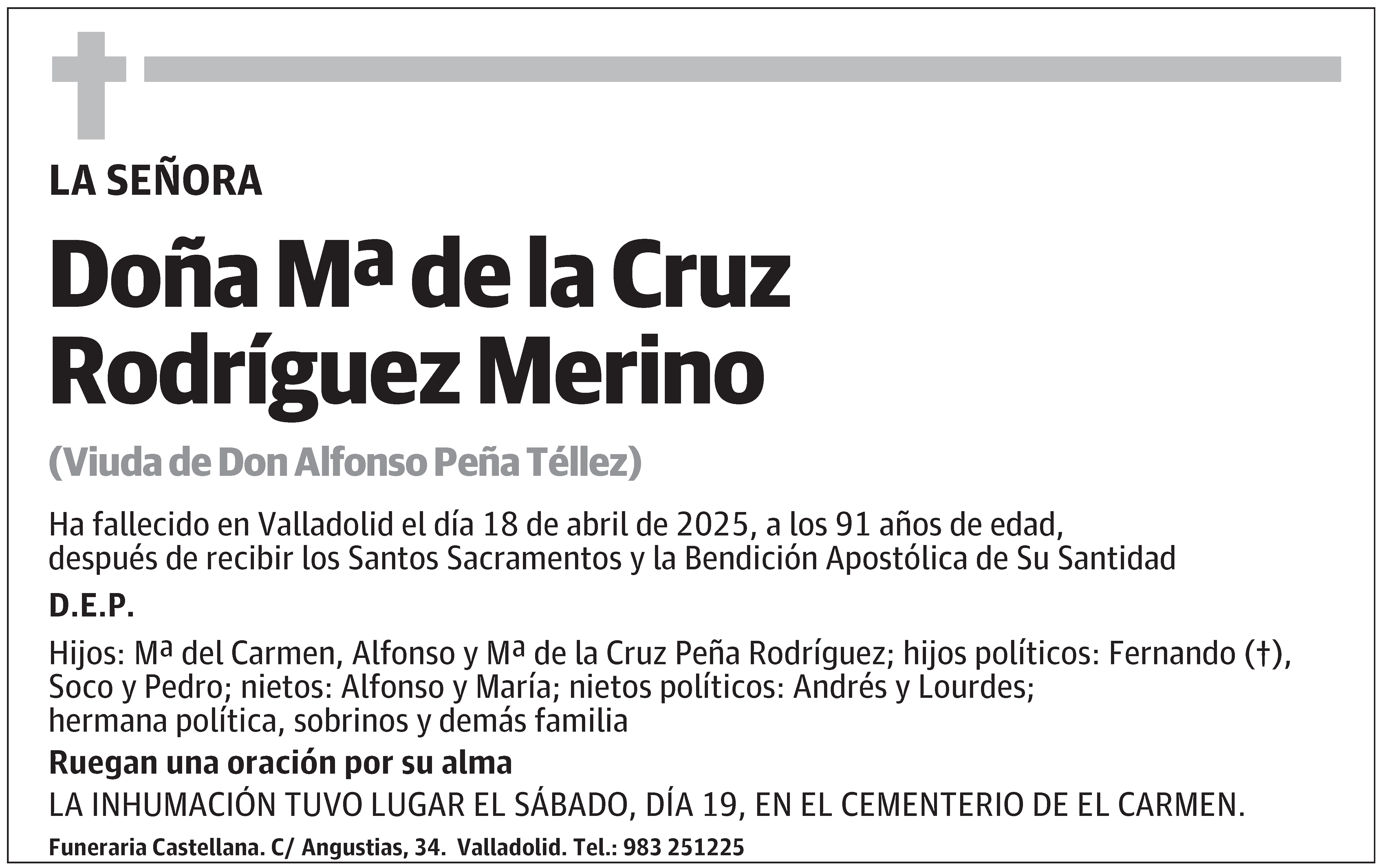 Mª de la Cruz Rodríguez Merino