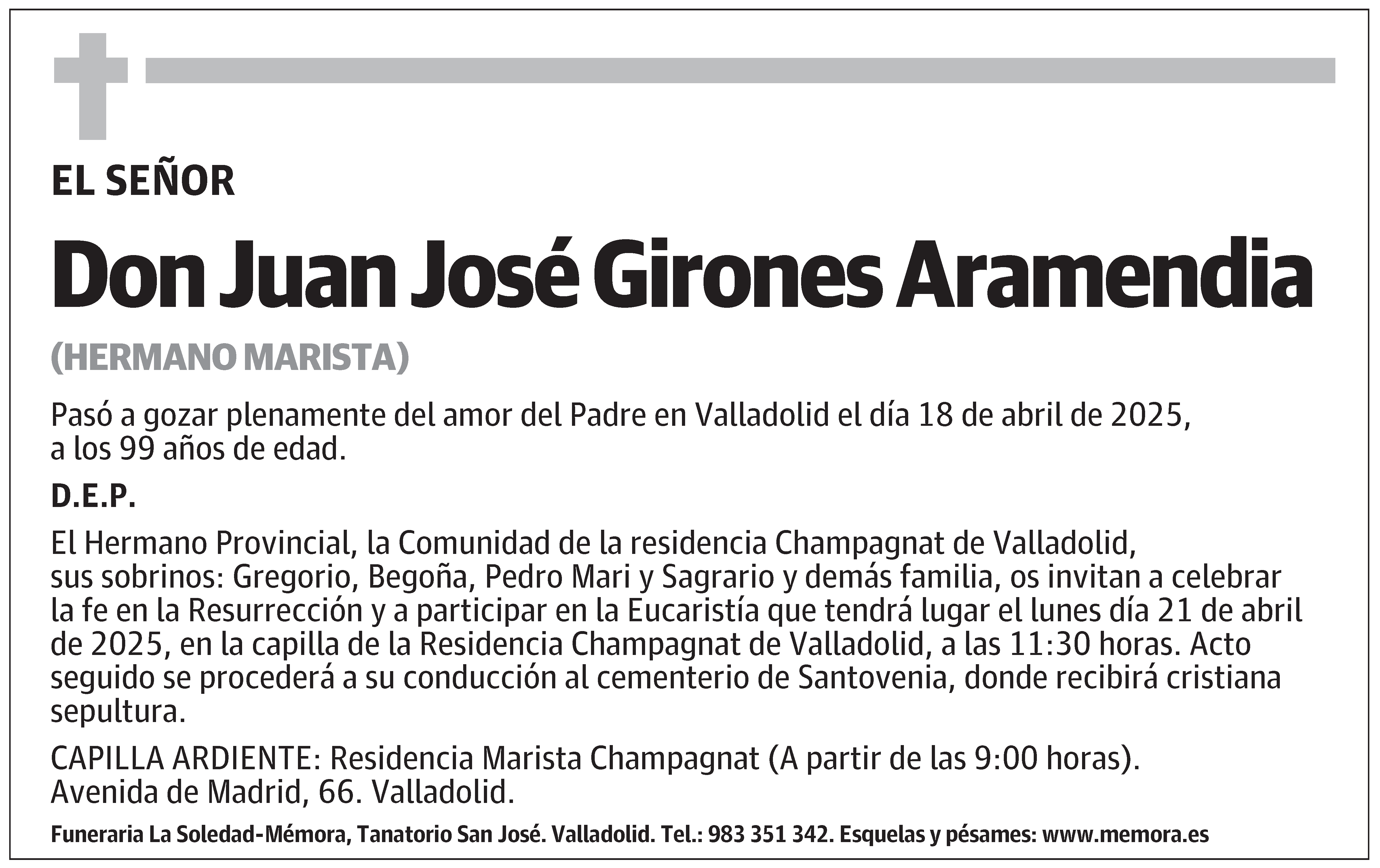 Juan José Girones Aramendia