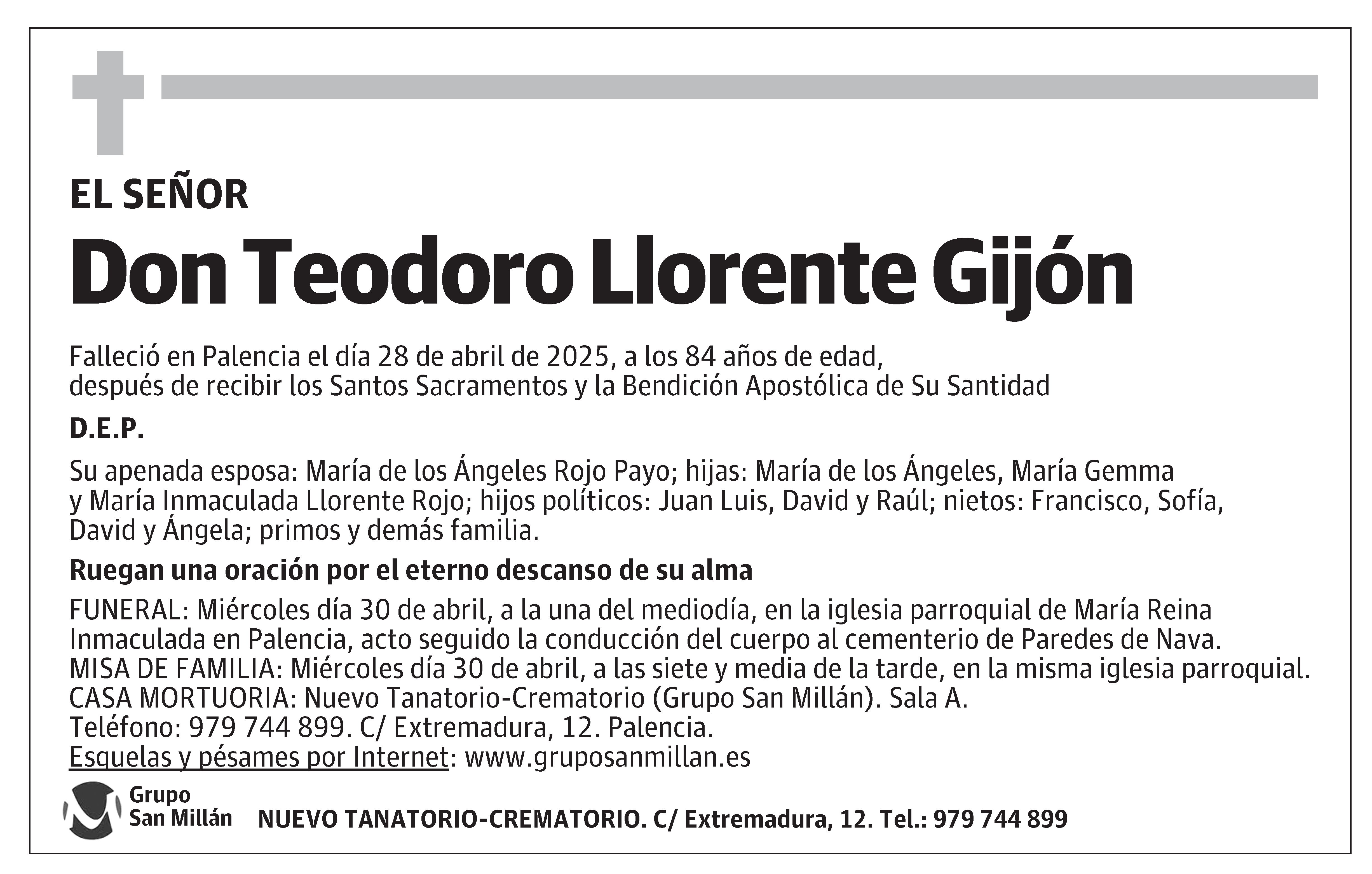 Teodoro Llorente Gijón