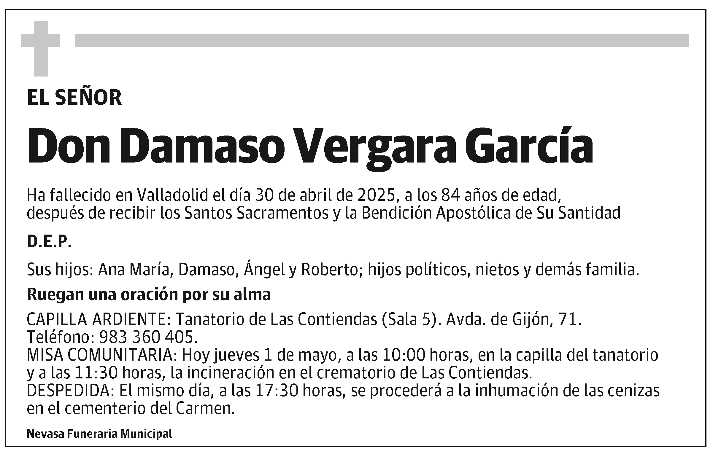 Damaso Vergara García