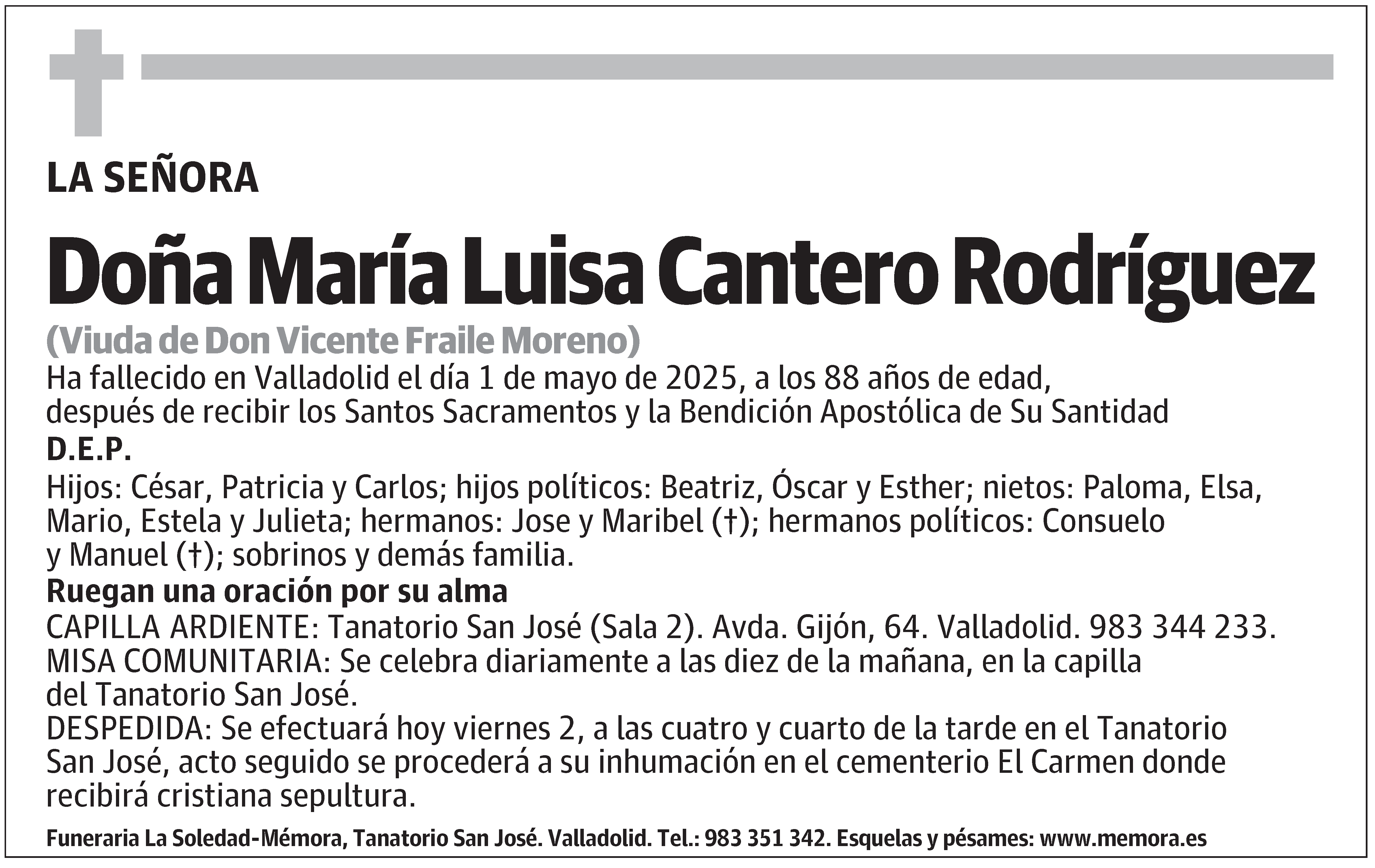 María Luisa Cantero Rodríguez