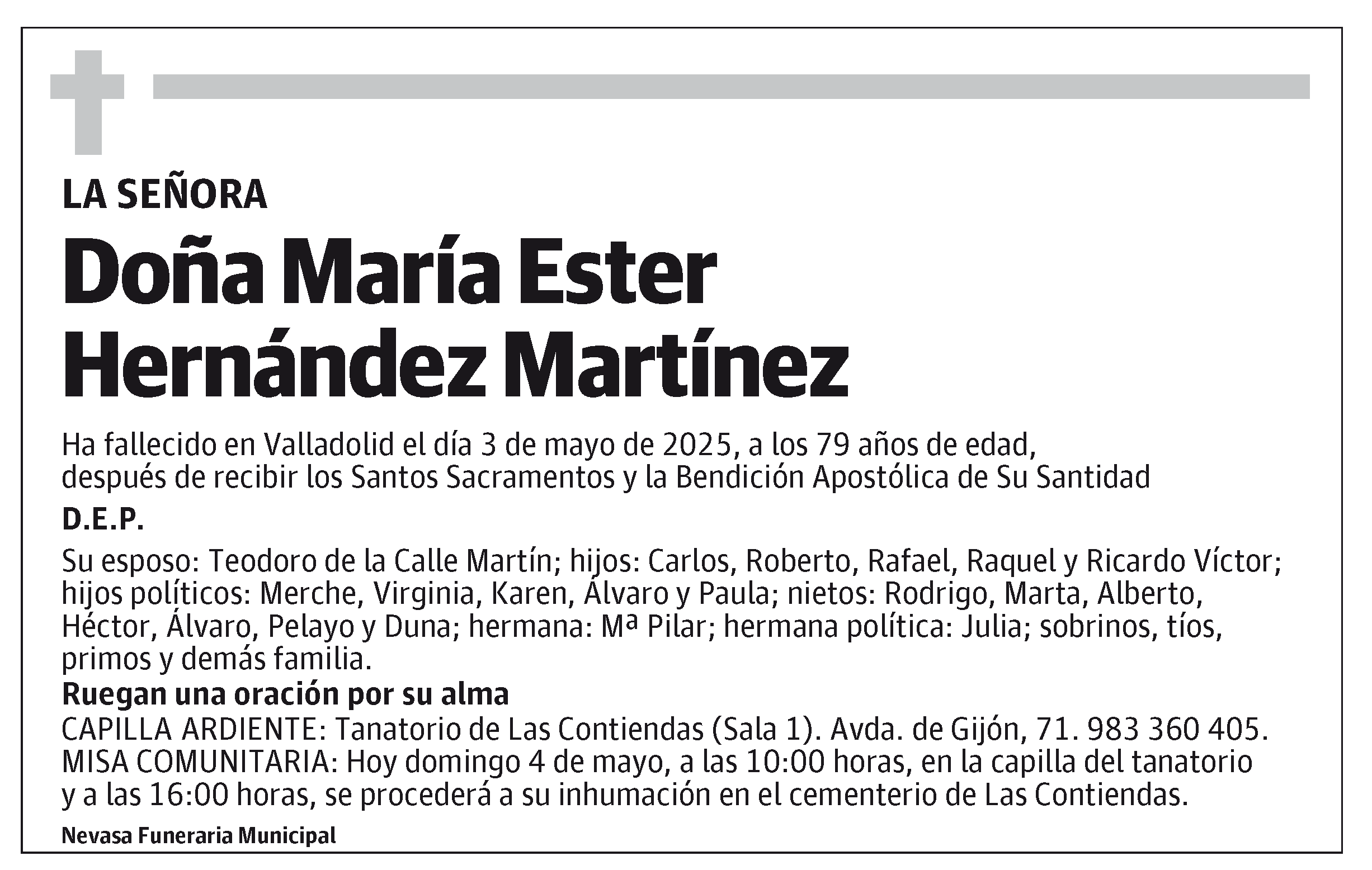 María Ester Hernández Martínez