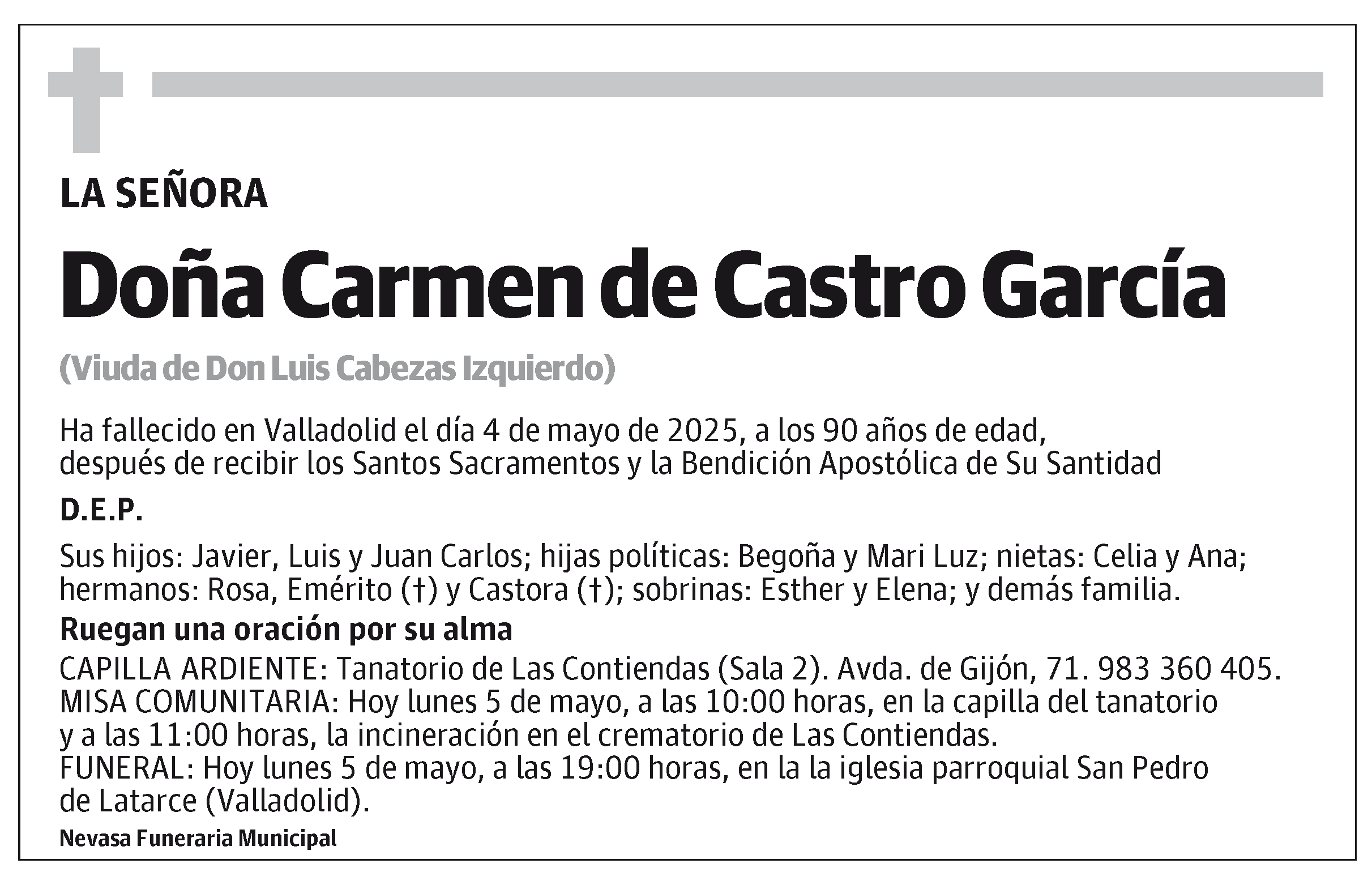 Carmen de Castro García