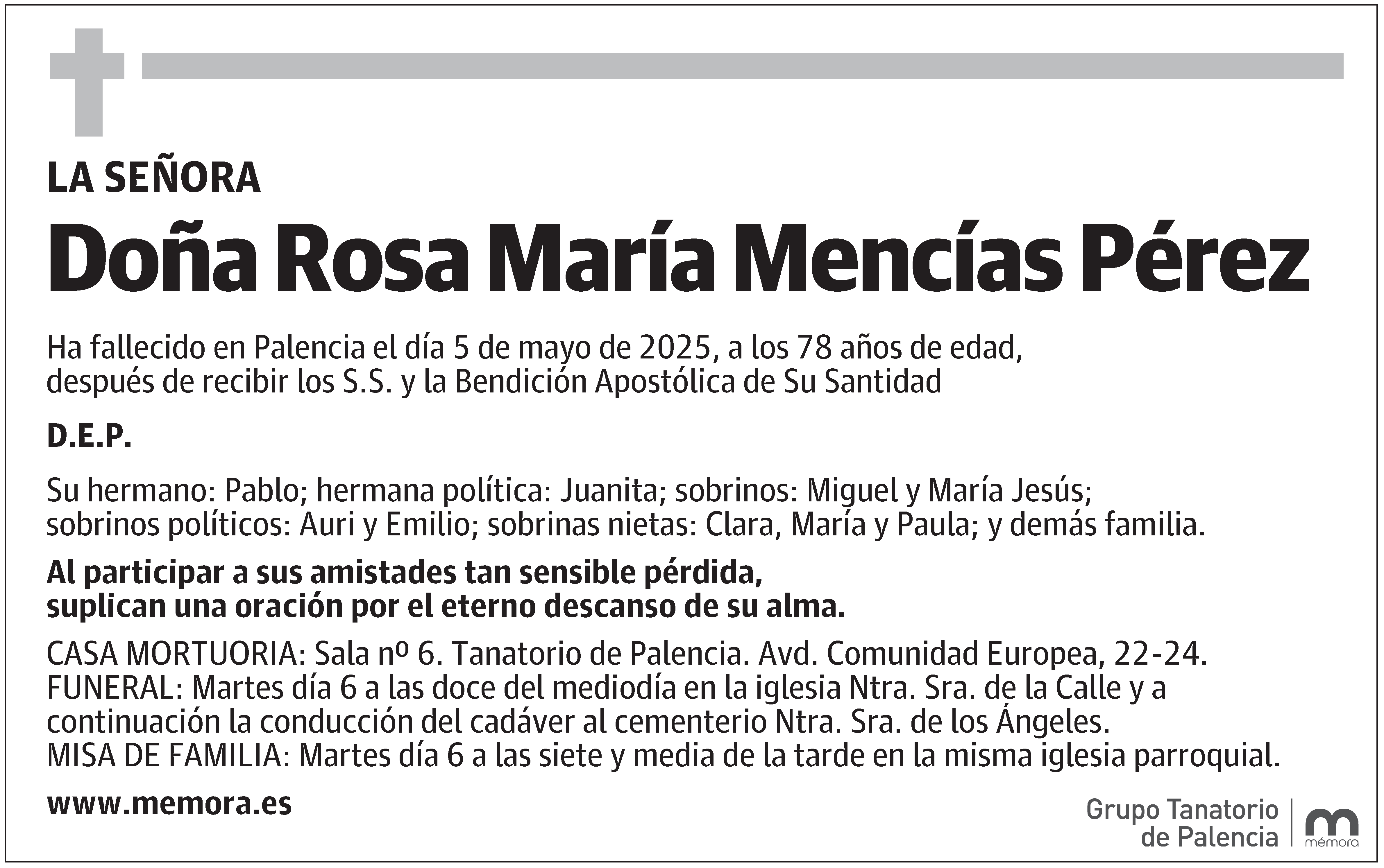 Rosa María Mencías Pérez