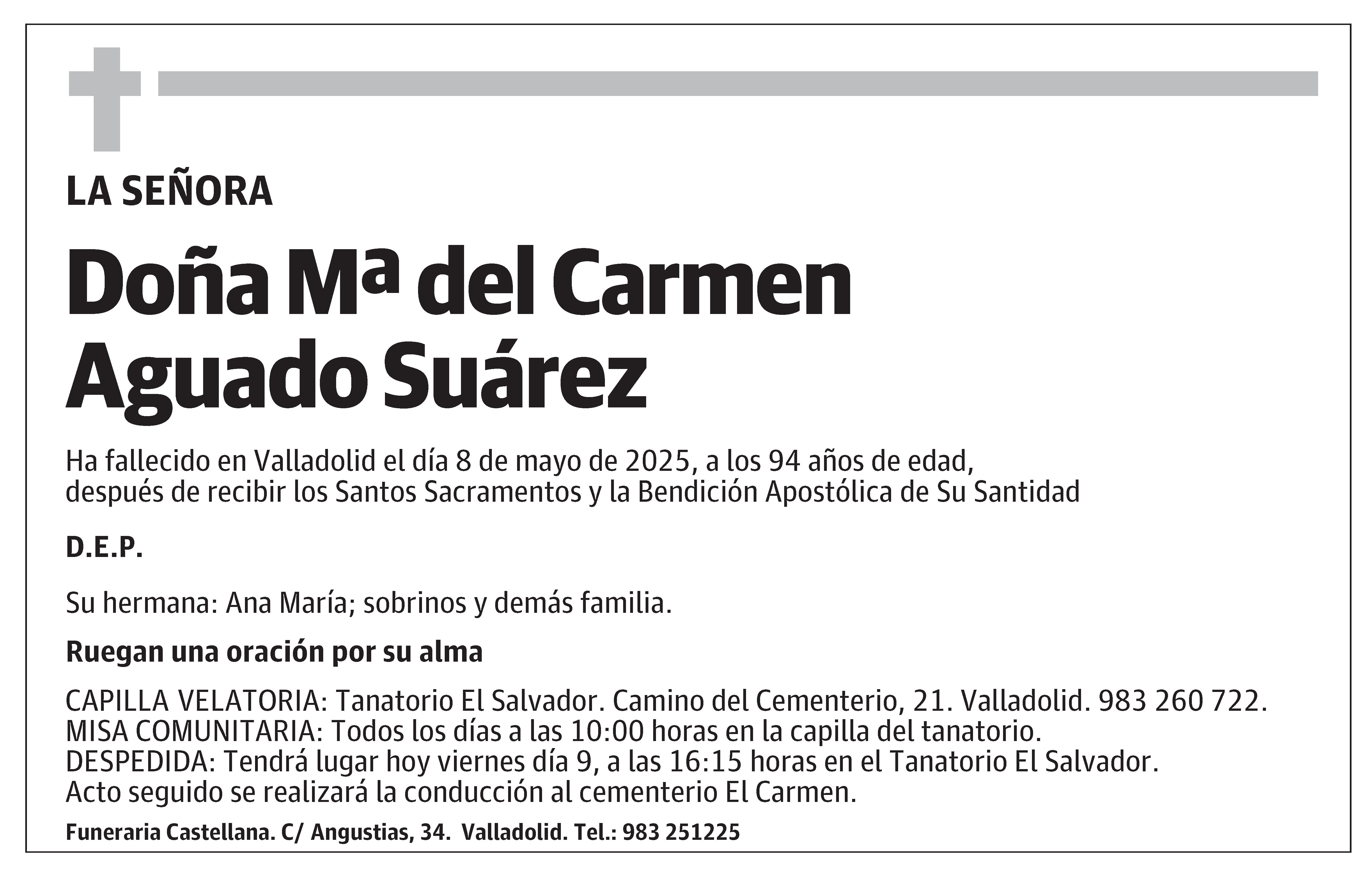 Mª del Carmen Aguado Suárez