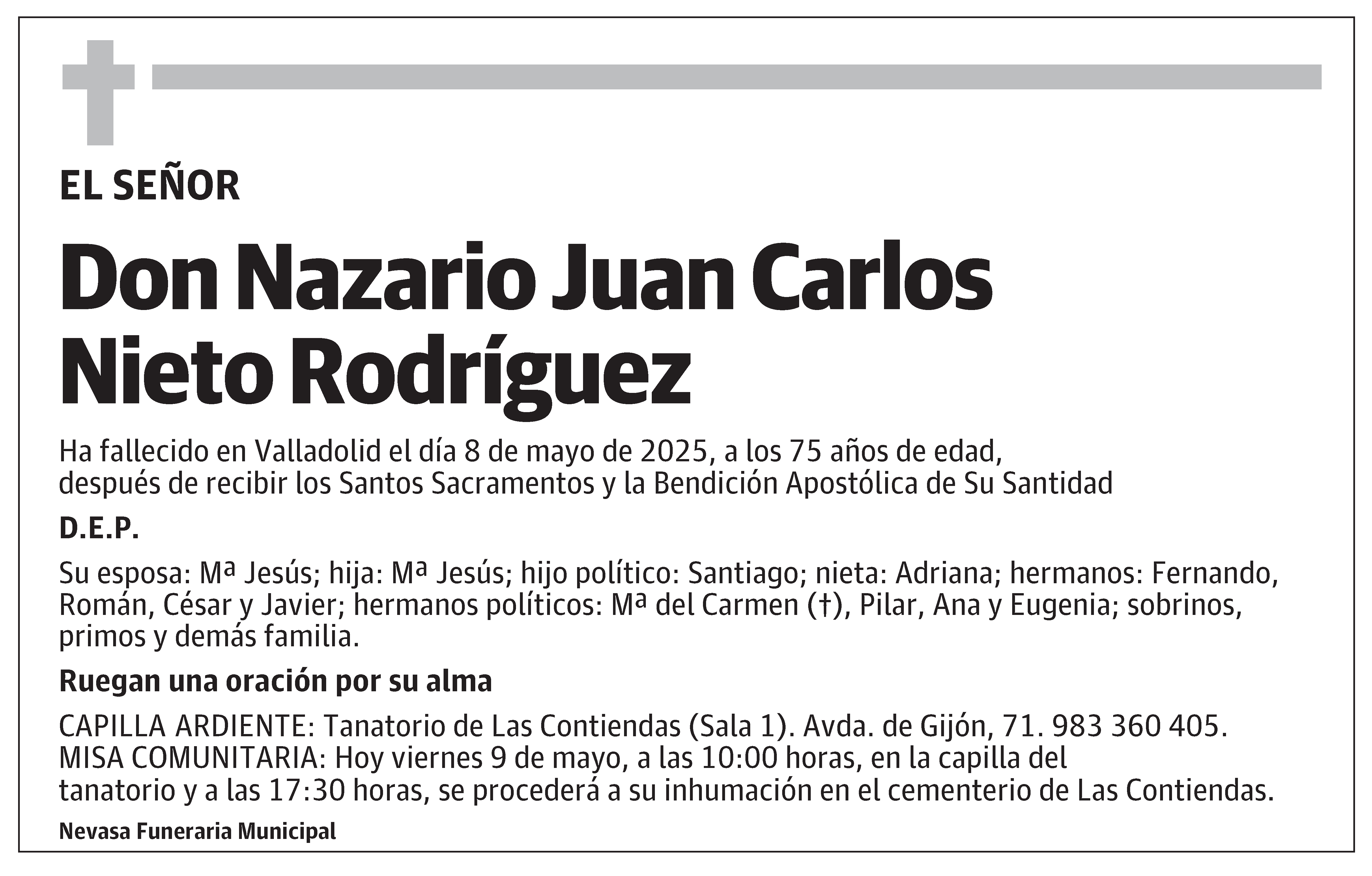 Nazario Juan Carlos Nieto Rodríguez