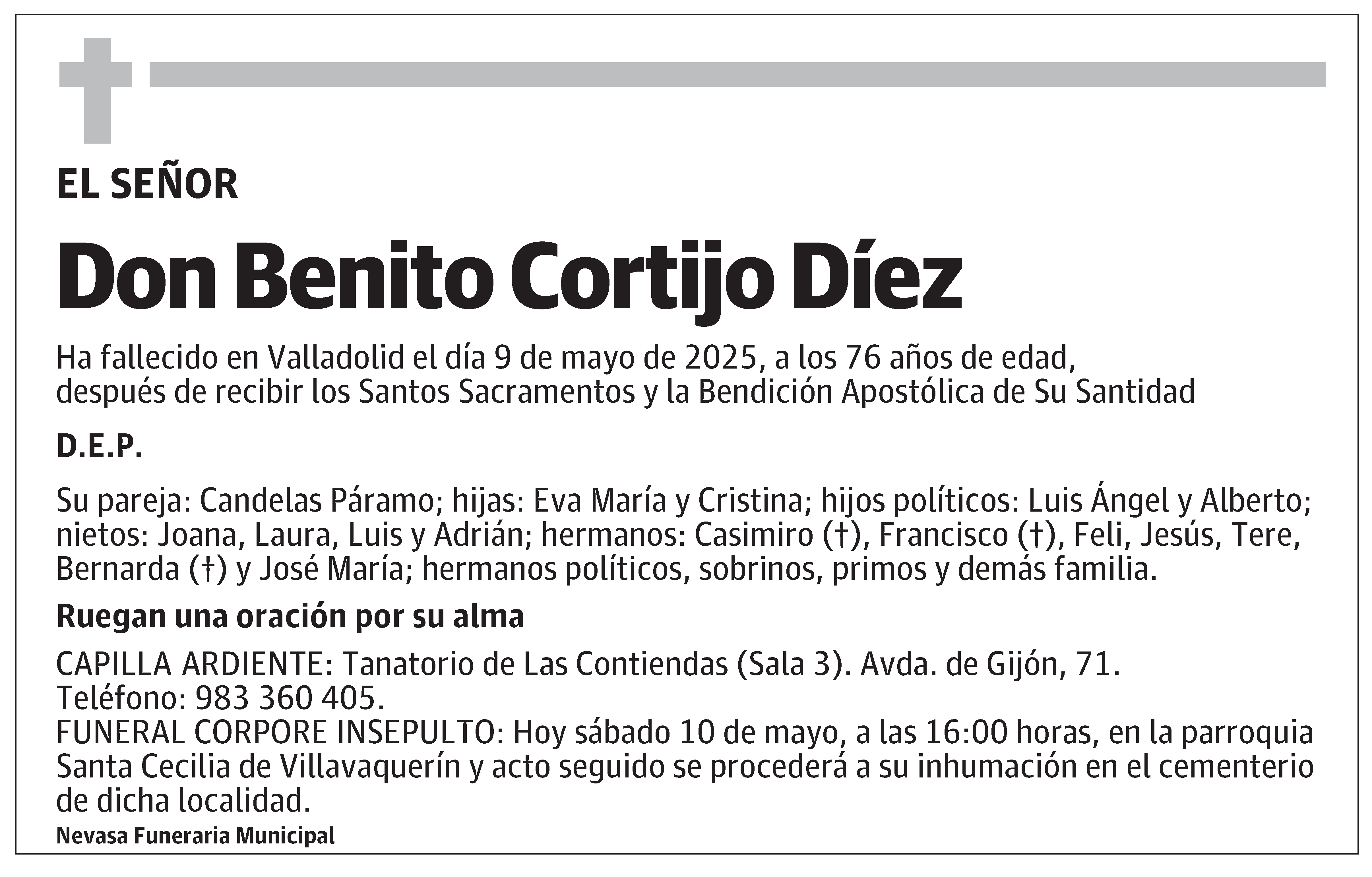 Benito Cortijo Díez