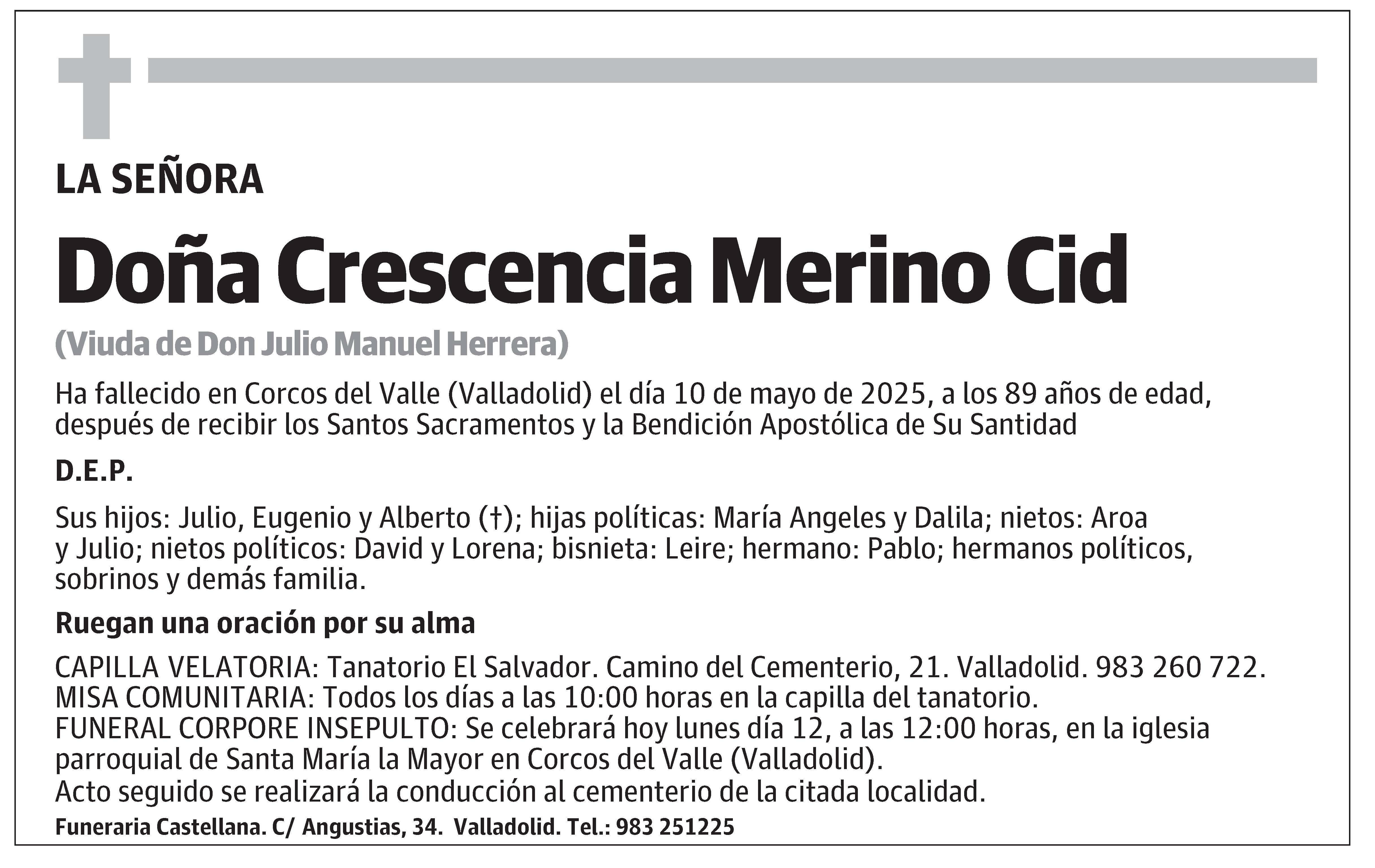 Crescencia Merino Cid