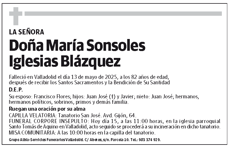 María Sonsoles Iglesias Blázquez