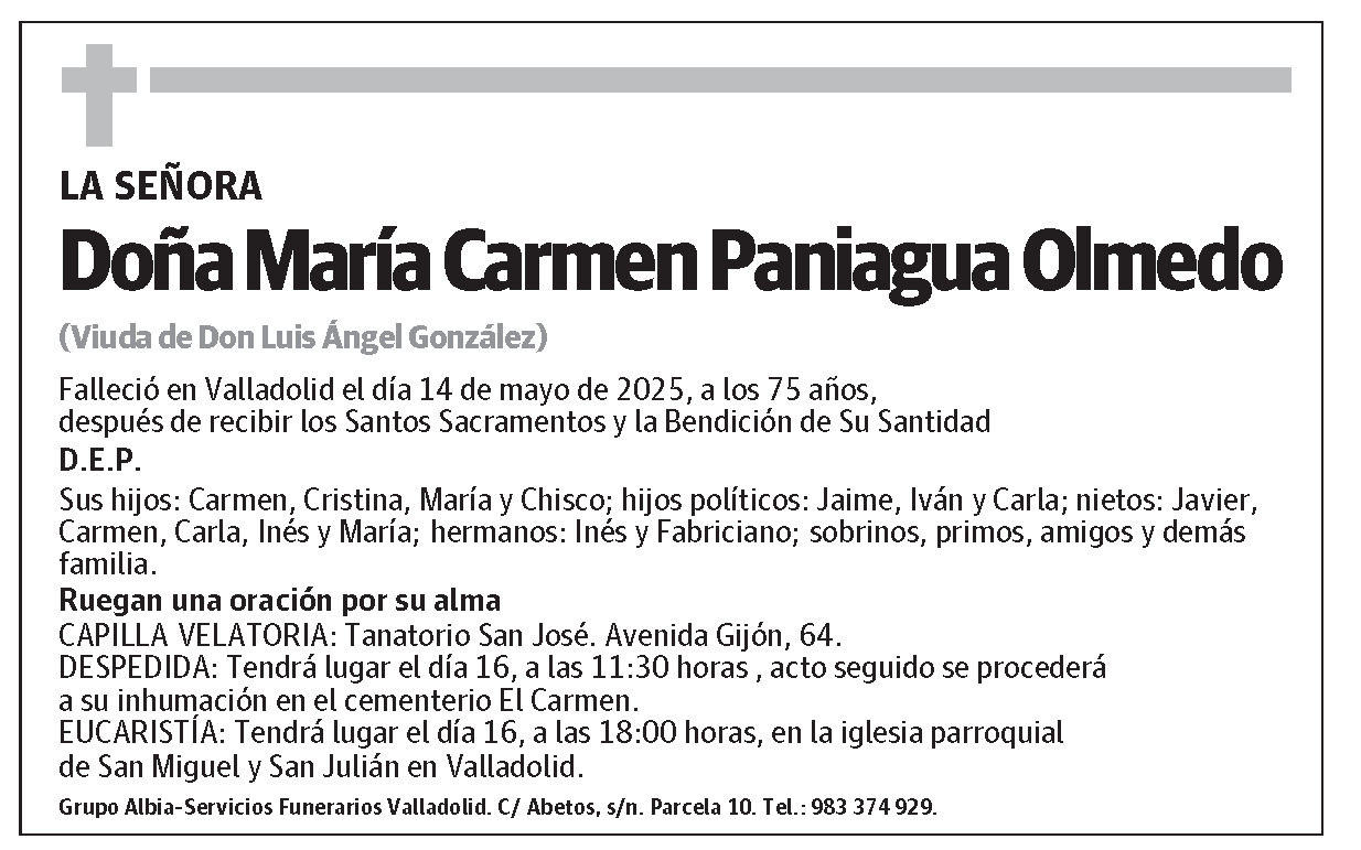 María Carmen Paniagua Olmedo