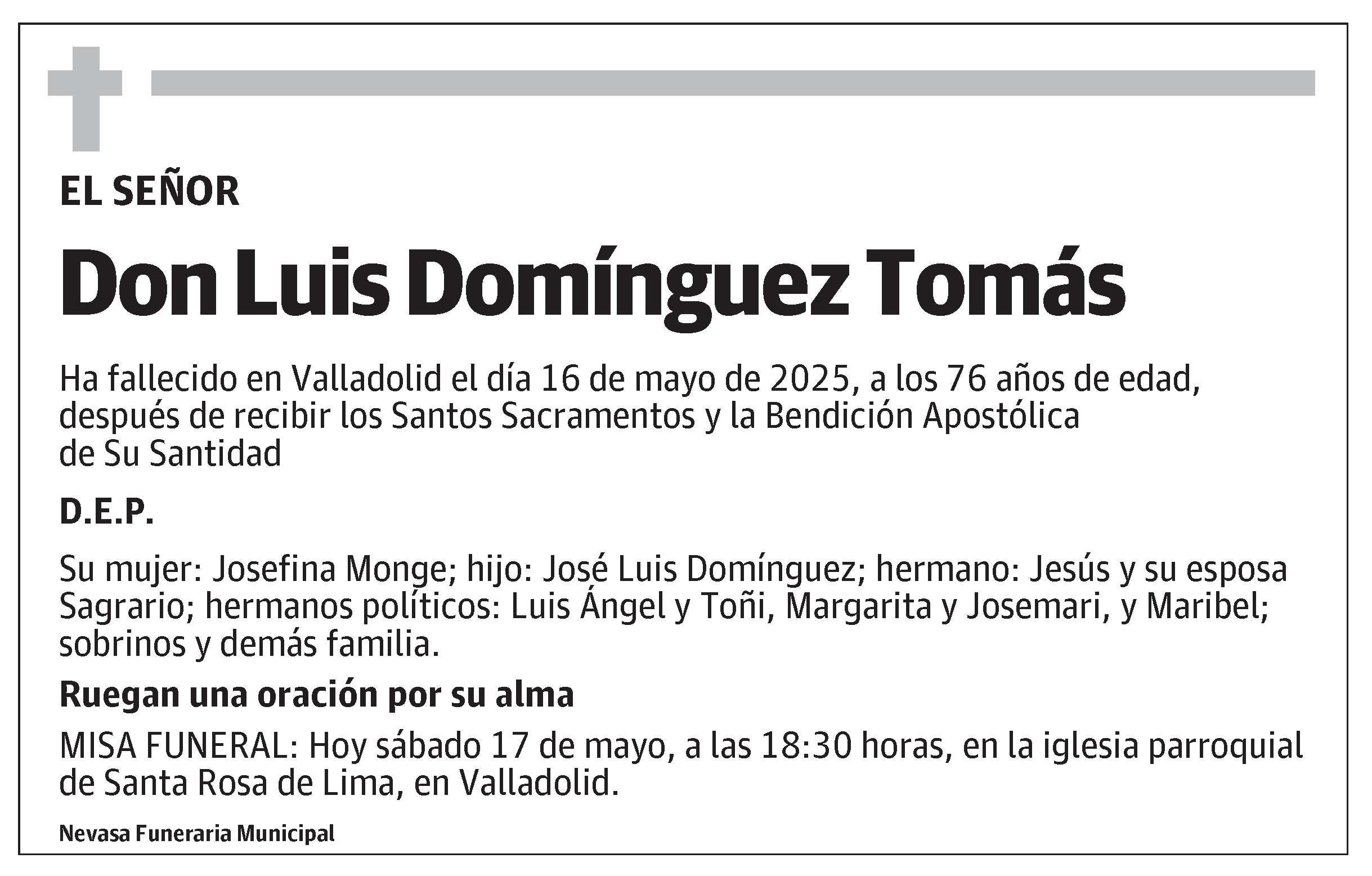 Luis Domínguez Tomás