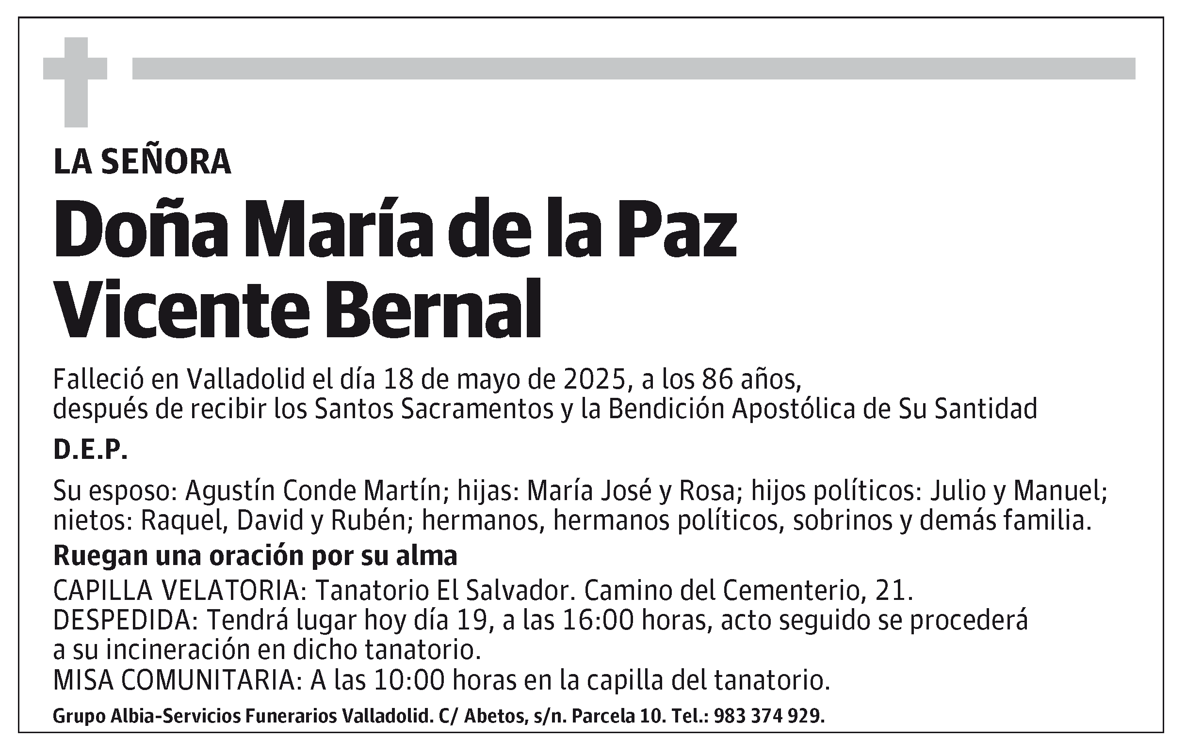 María de la Paz Vicente Bernal