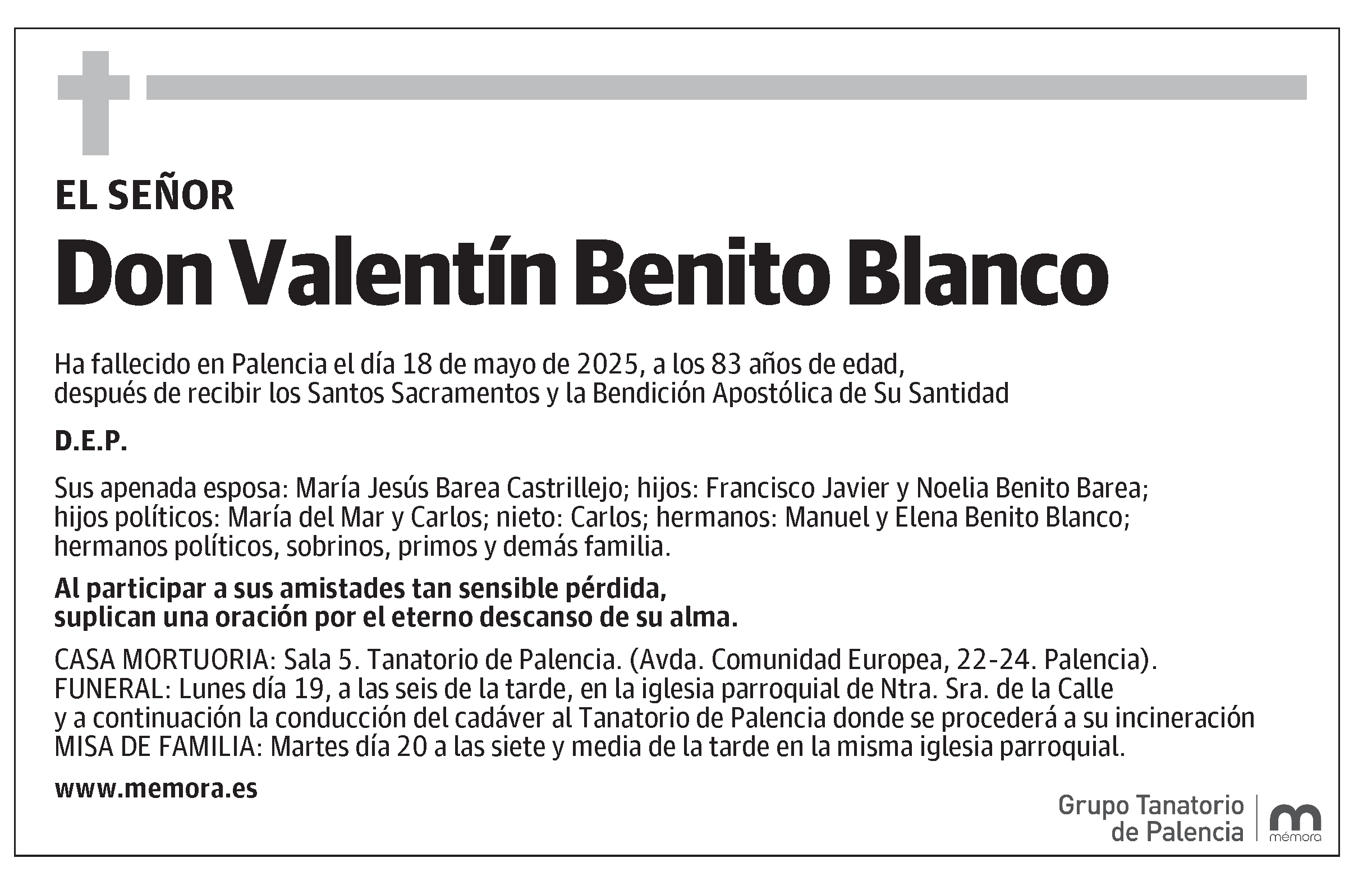 Valentín Benito Blanco