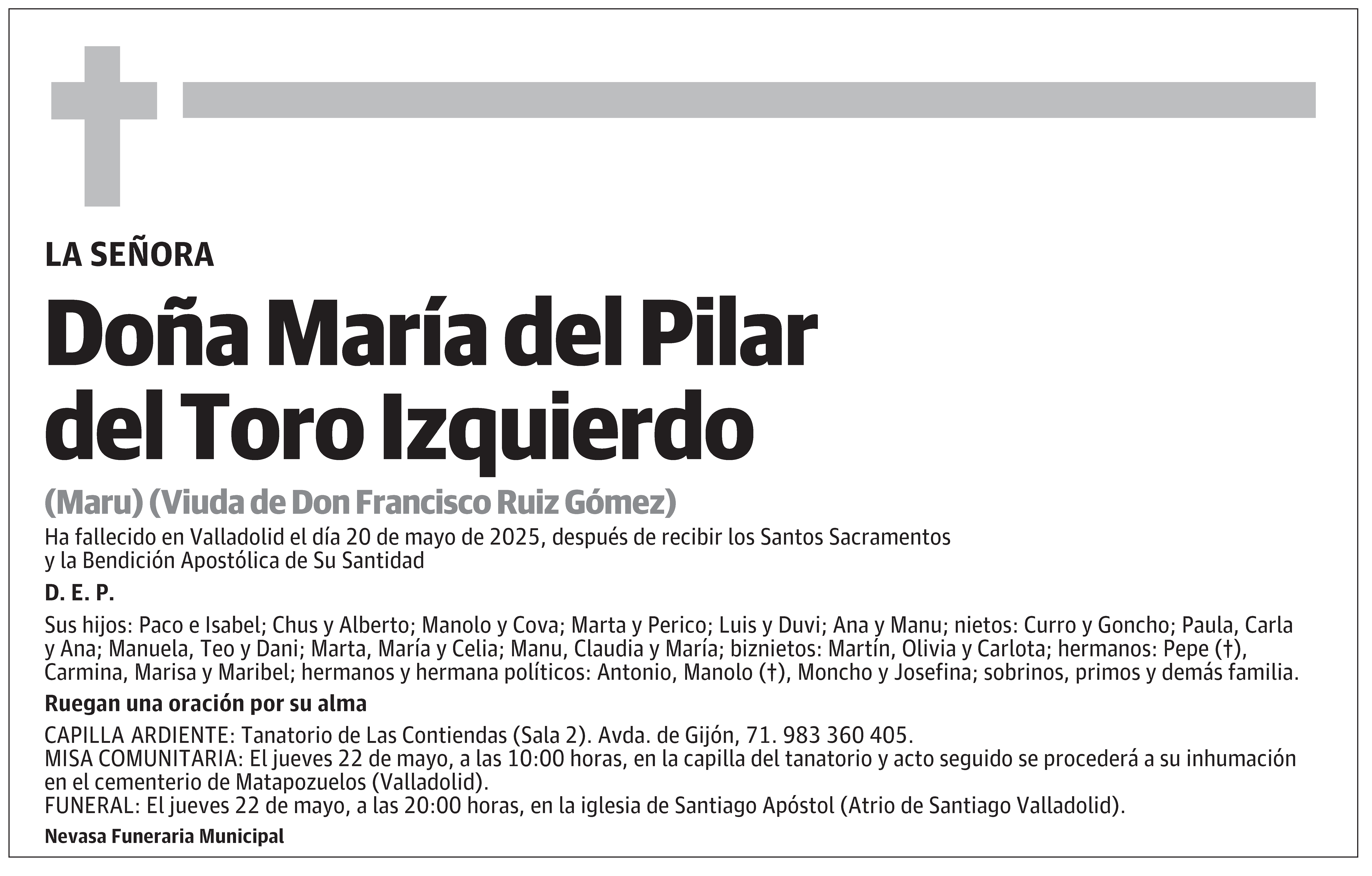 María del Pilar del Toro Izquierdo