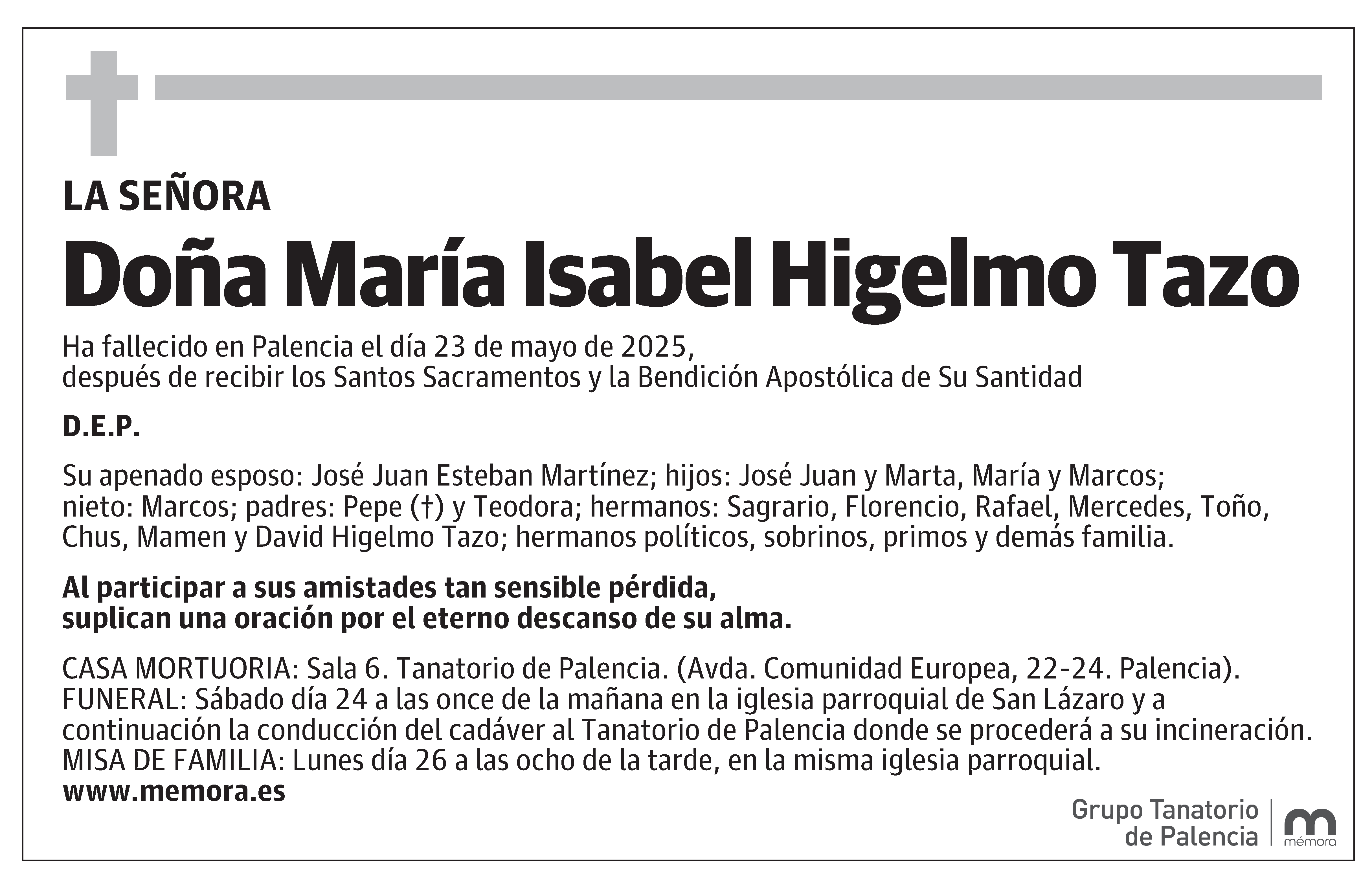 María Isabel Higelmo Tazo