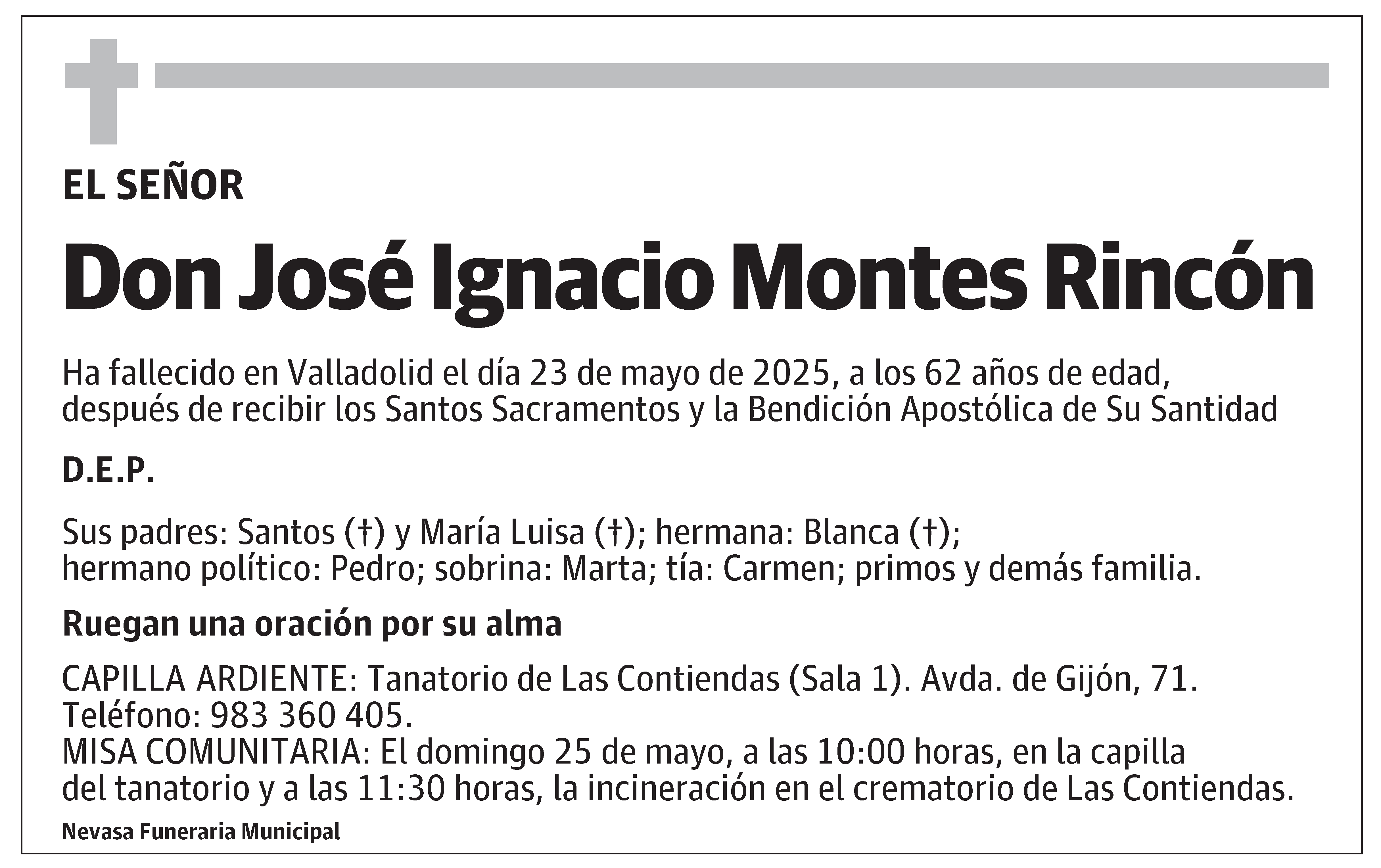 José Ignacio Montes Rincón