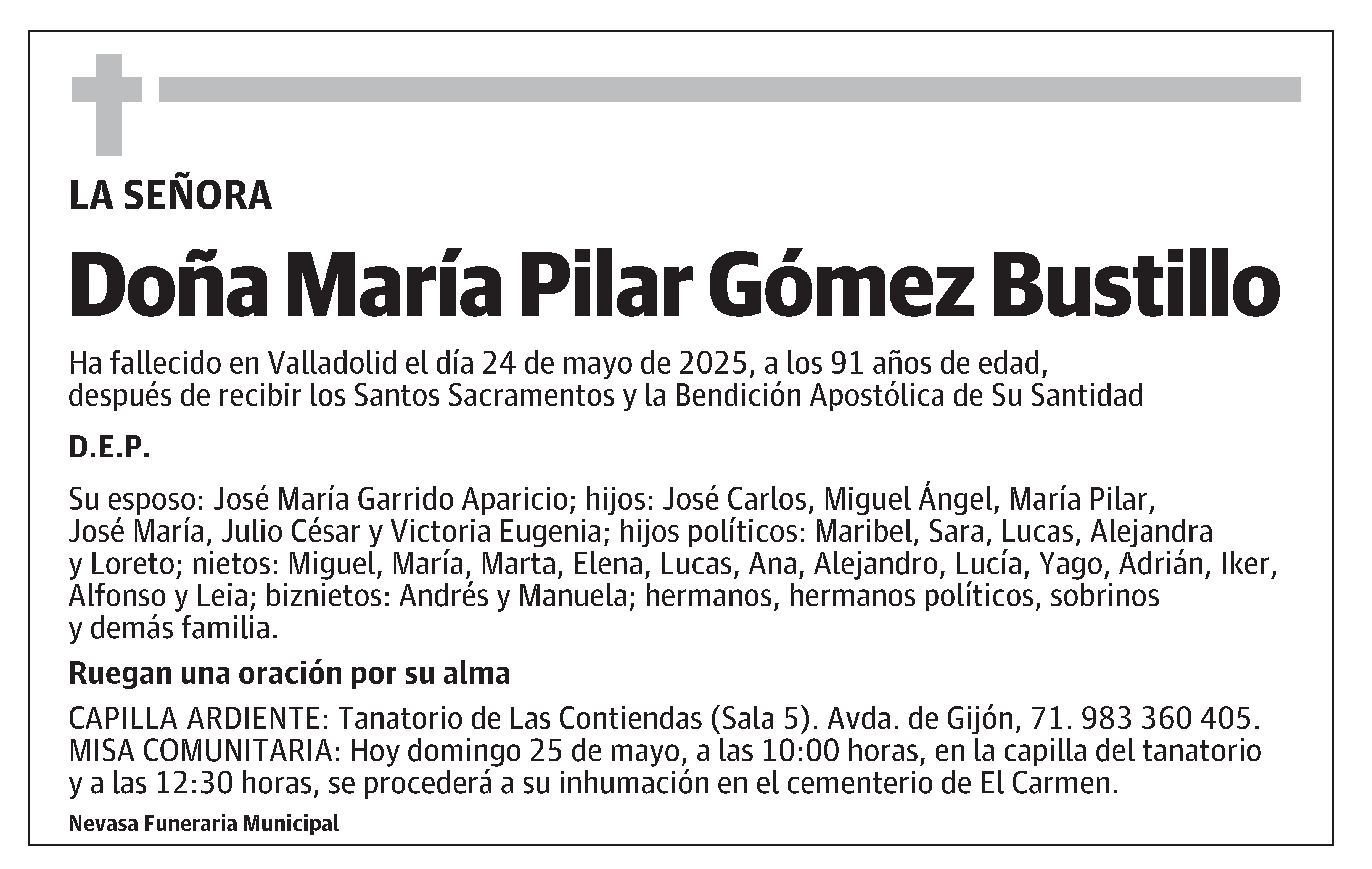 María Pilar Gómez Bustillo