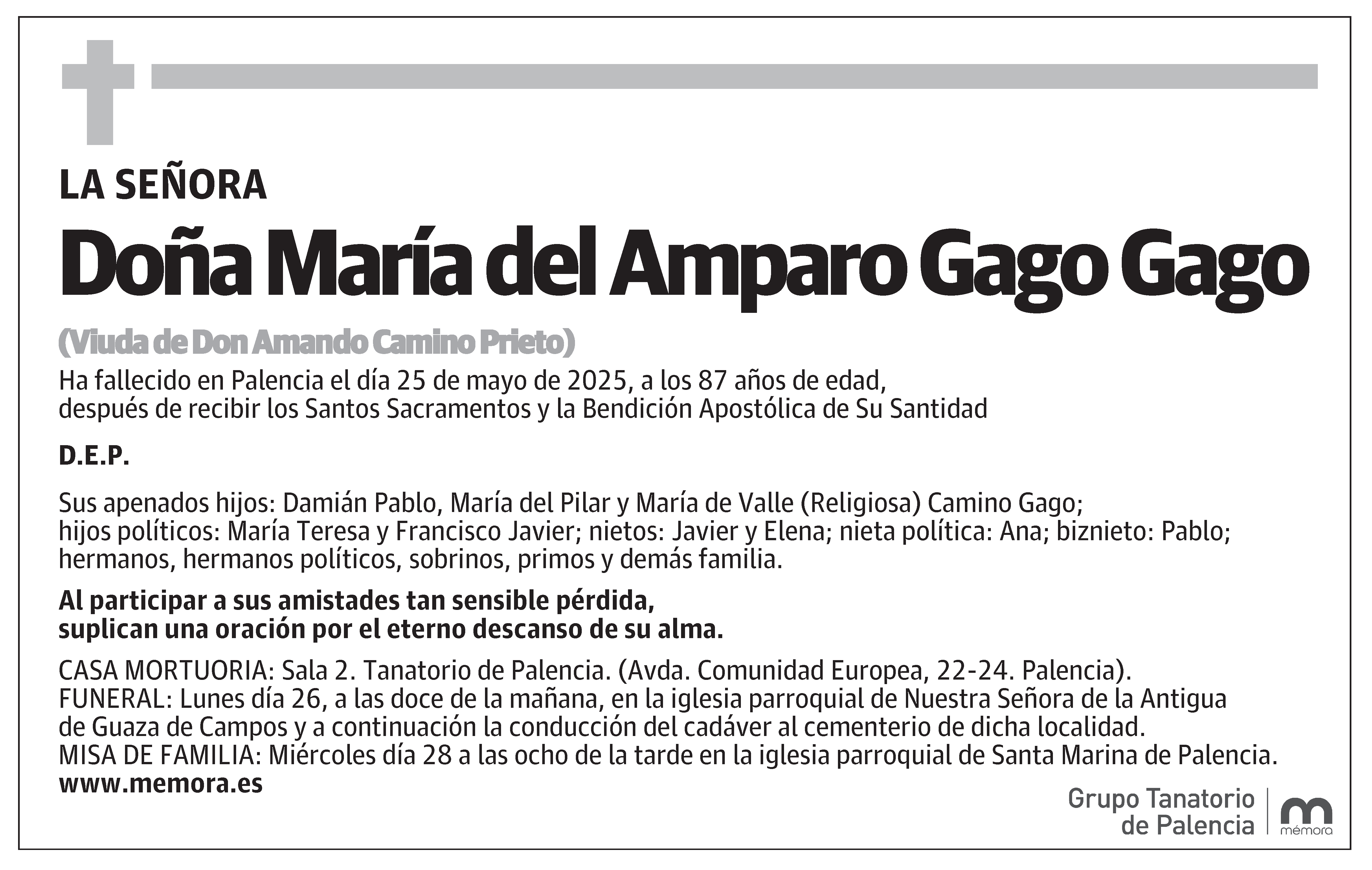 María del Amparo Gago Gago